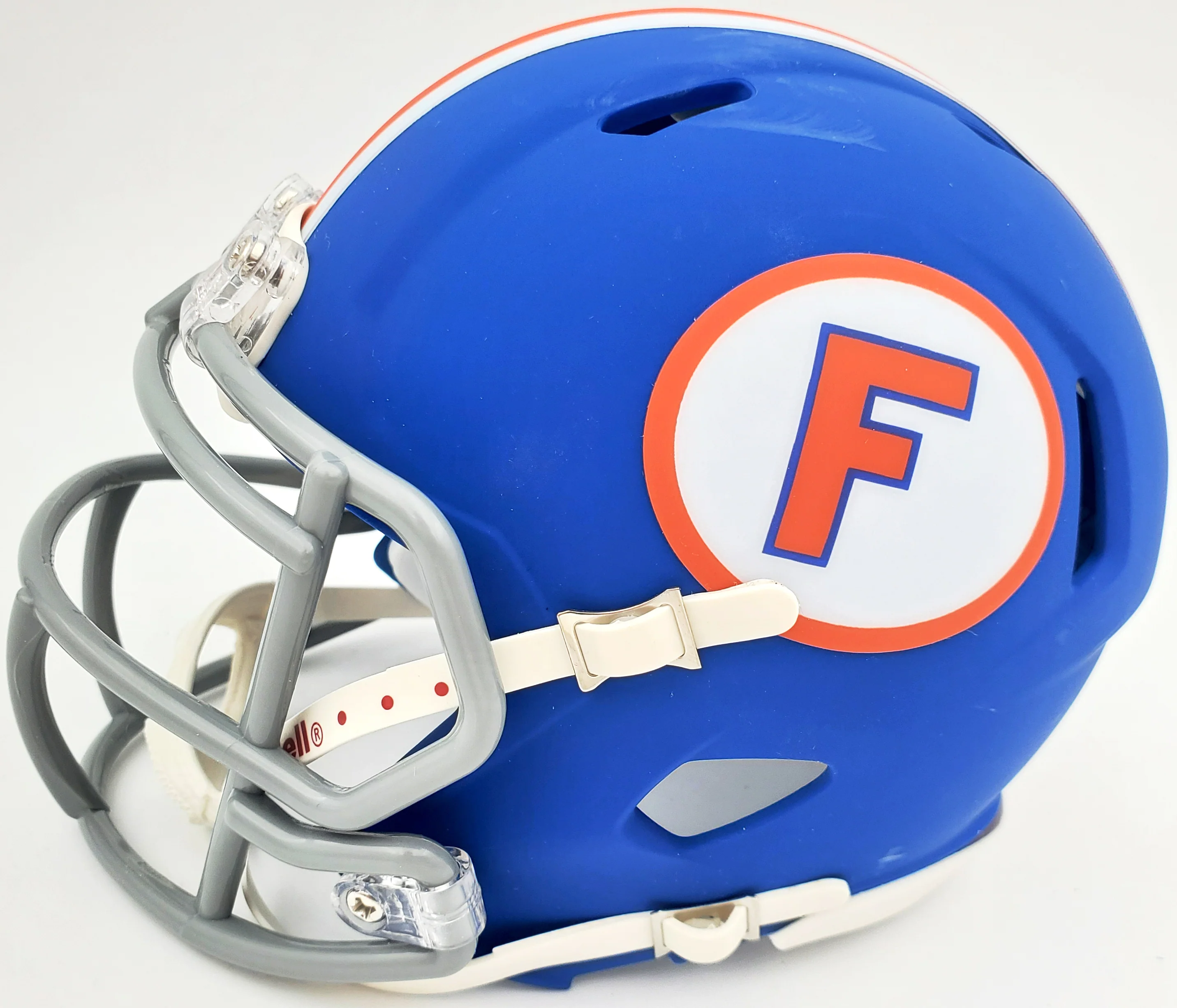 Kyle Pitts Autographed Florida Gators Flat Matte Blue Speed Mini Helmet Beckett BAS Stock #189800 - Image 4