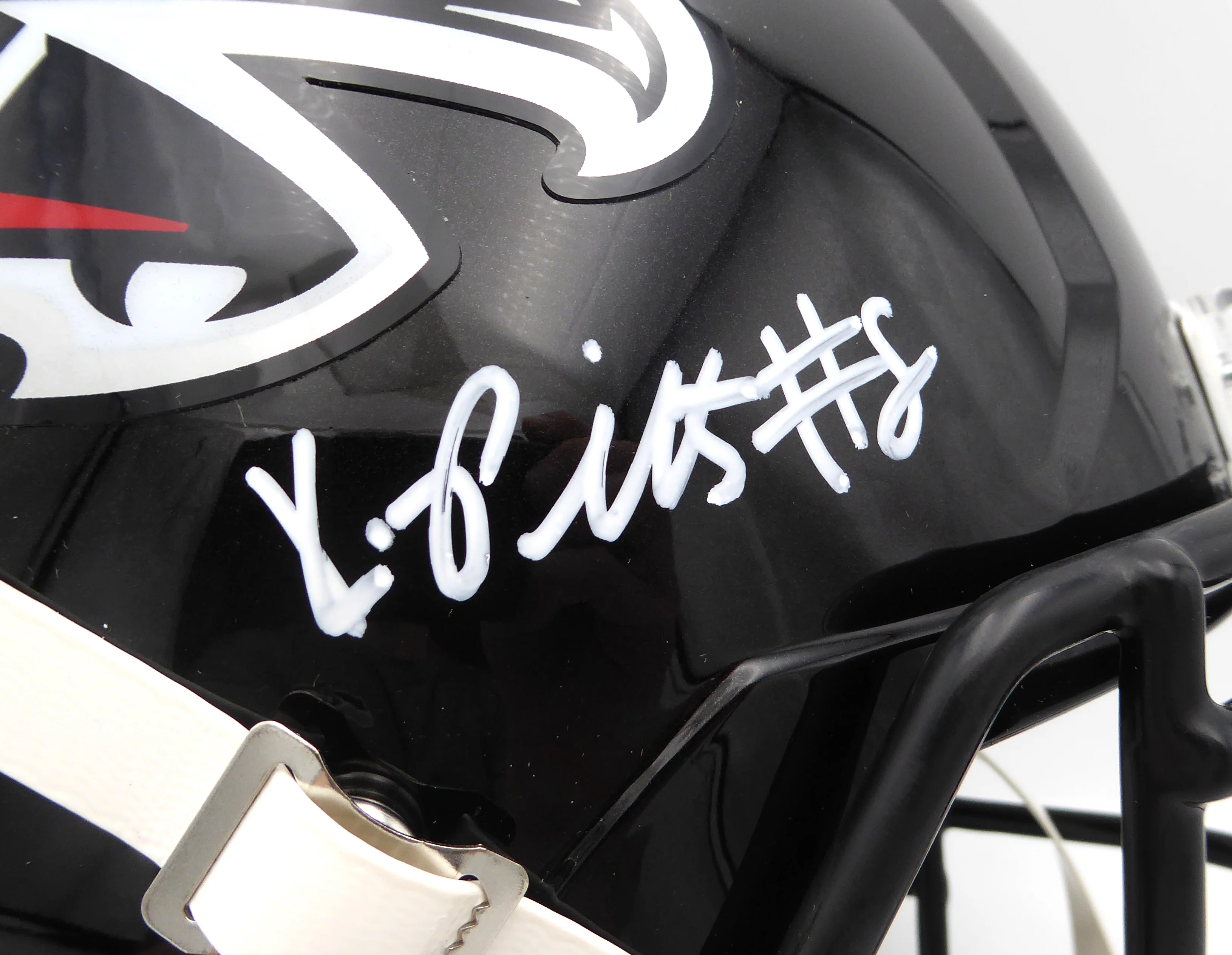 Kyle Pitts Autographed Speed Replica Full Size Helmet Atlanta Falcons Beckett BAS Witness #WL14604 - Image 2