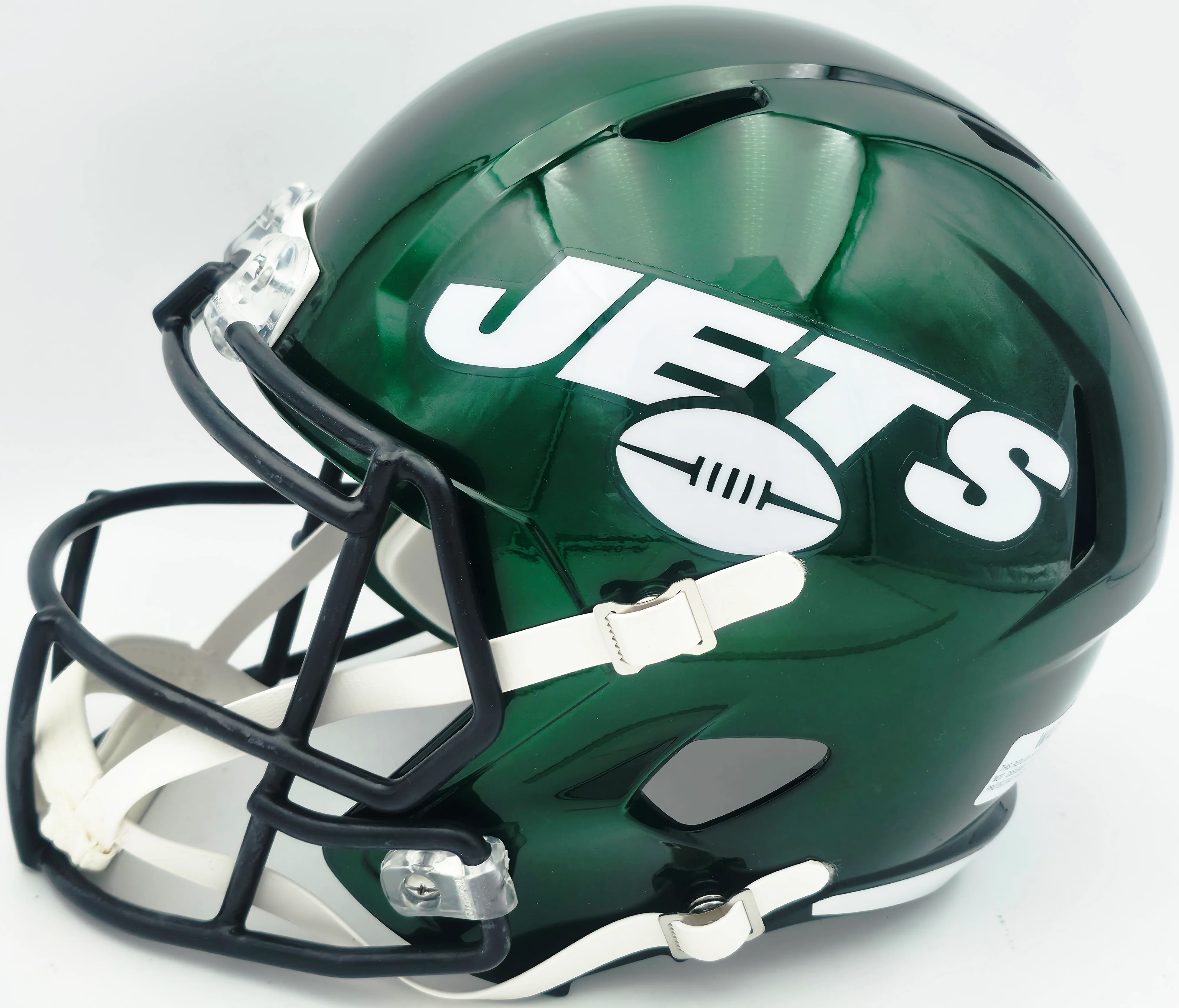 LaDainian Tomlinson Autographed New York Jets 2019 Alternate Green Full Size Speed Replica Helmet "HOF 17" Beckett BAS Witness Stock #261833 - Image 5