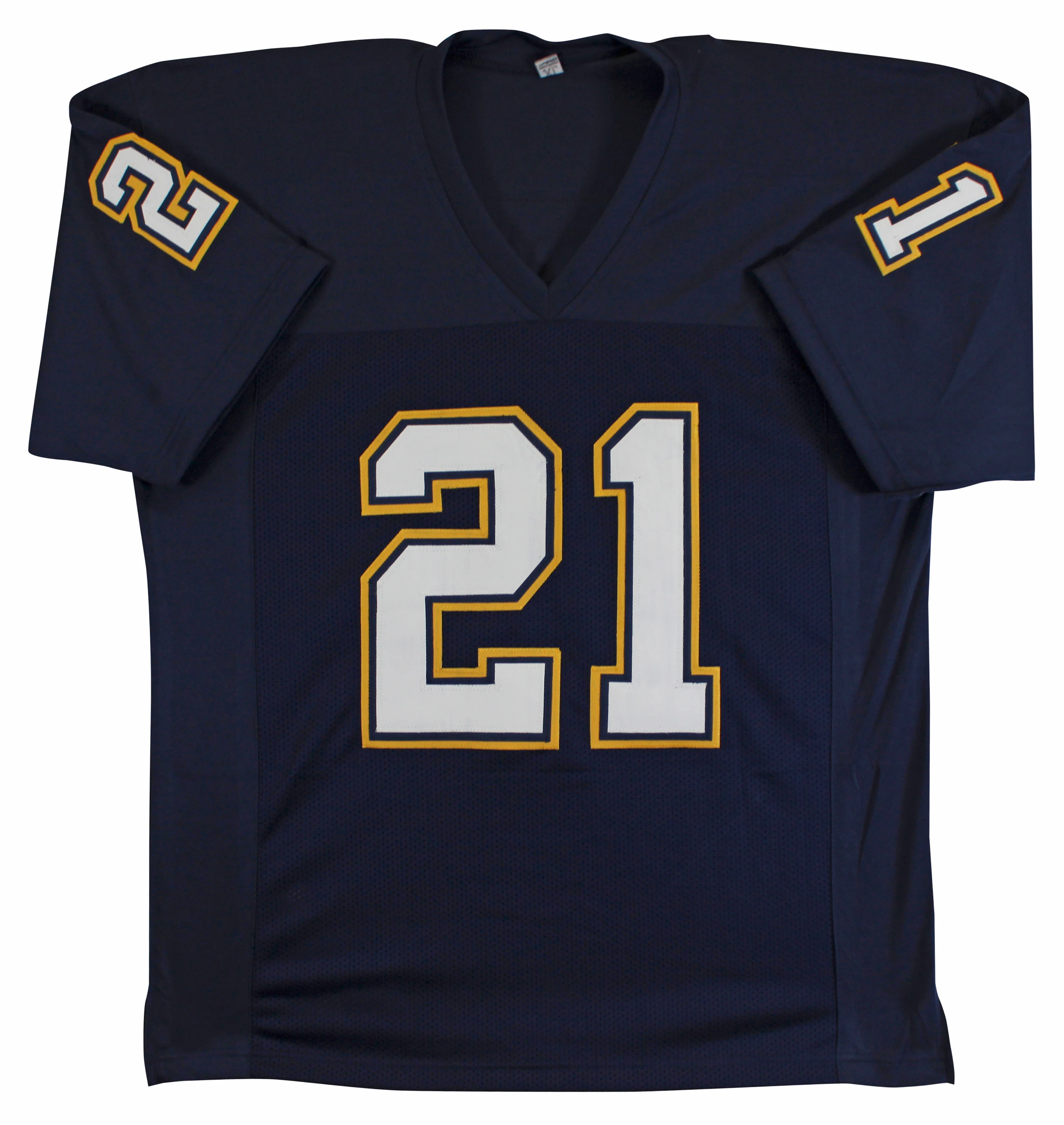 LaDanian Tomlinson "HOF 17" Authentic Signed Navy Blue Pro Style Jersey BAS Wit - Image 4