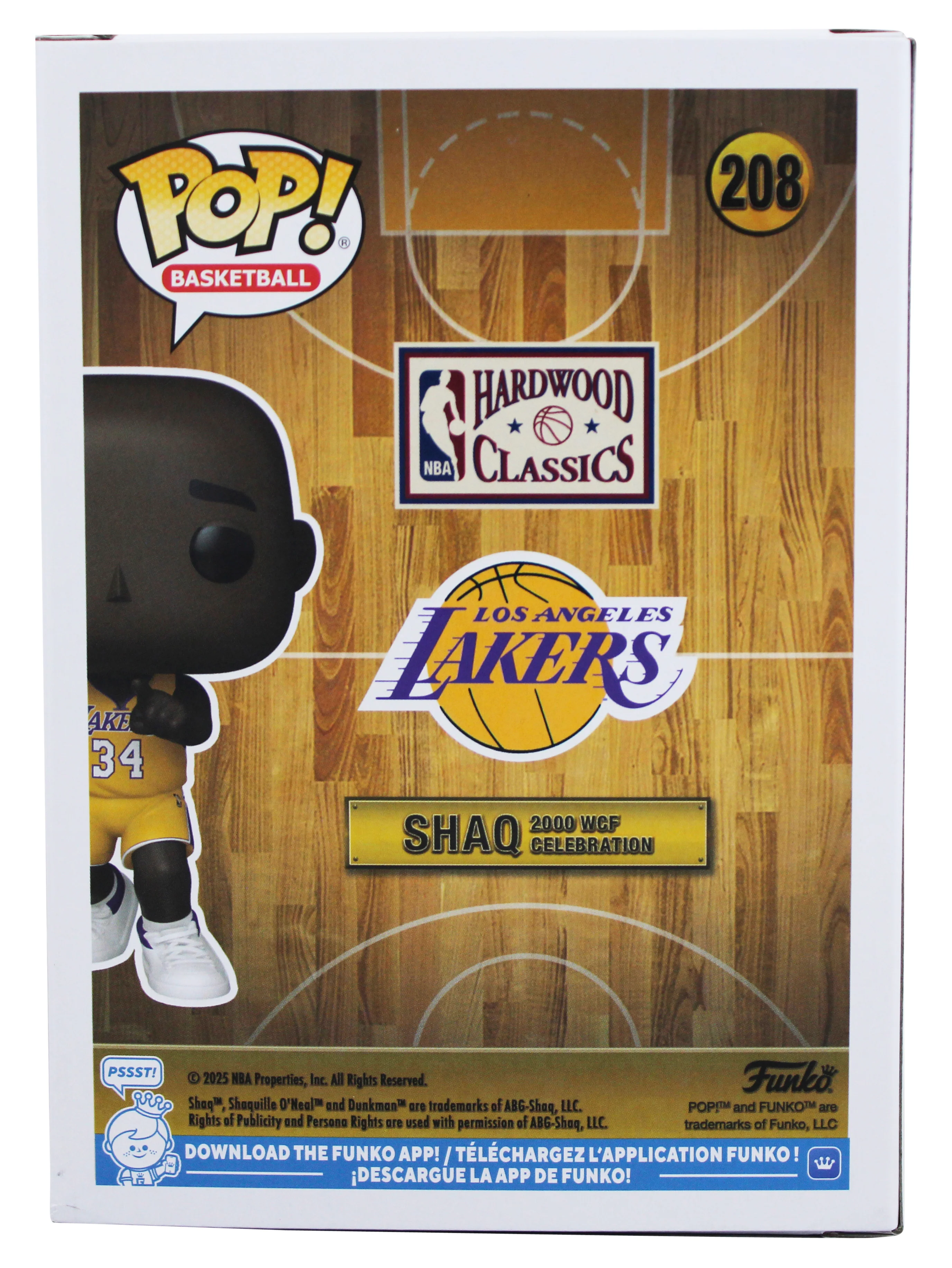 Lakers Shaquille O'Neal Authentic Signed #208 Funko Pop Vinyl Figure BAS Witness - Image 5