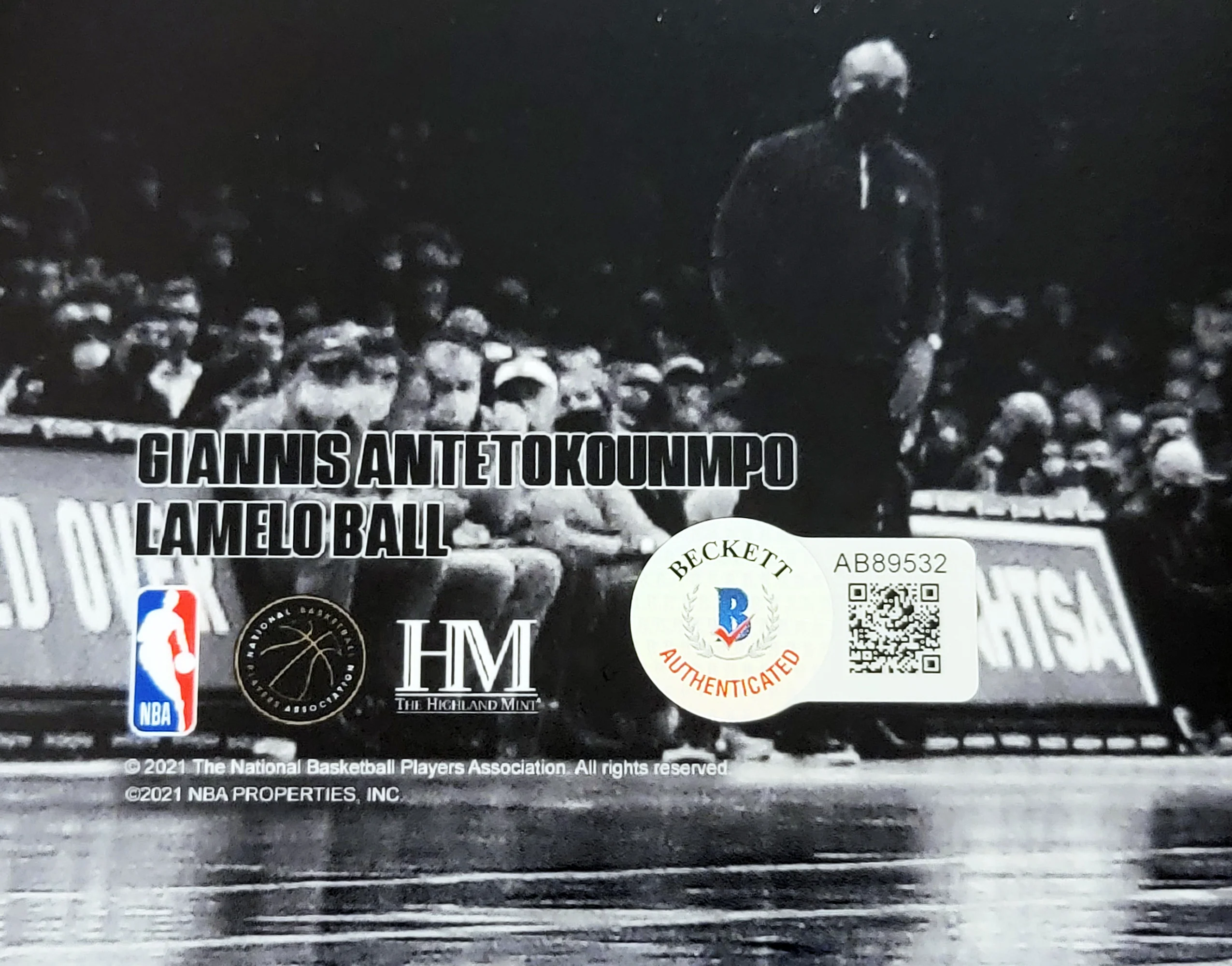 LaMelo Ball Autographed 16x20 Photo Charlotte Hornets Beckett BAS QR Stock #209479 - Image 3