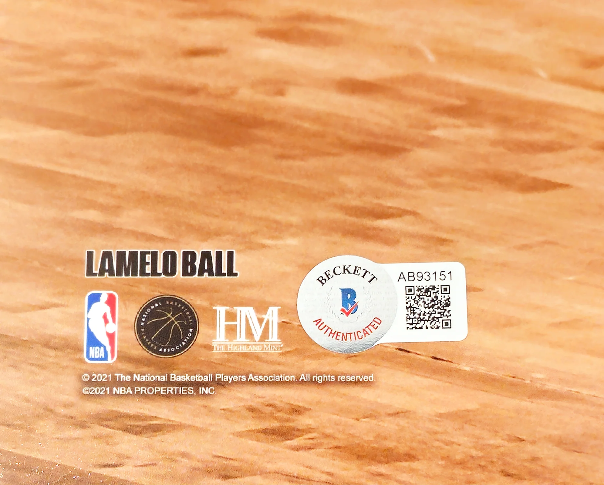 LaMelo Ball Autographed 16x20 Photo Charlotte Hornets Beckett BAS Stock #212973 - Image 3