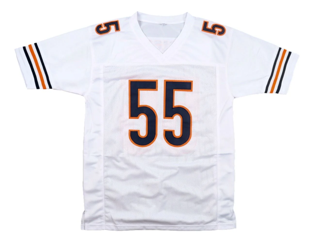 Lance Briggs Chicago Signed White Football Jersey BAS - Image 3