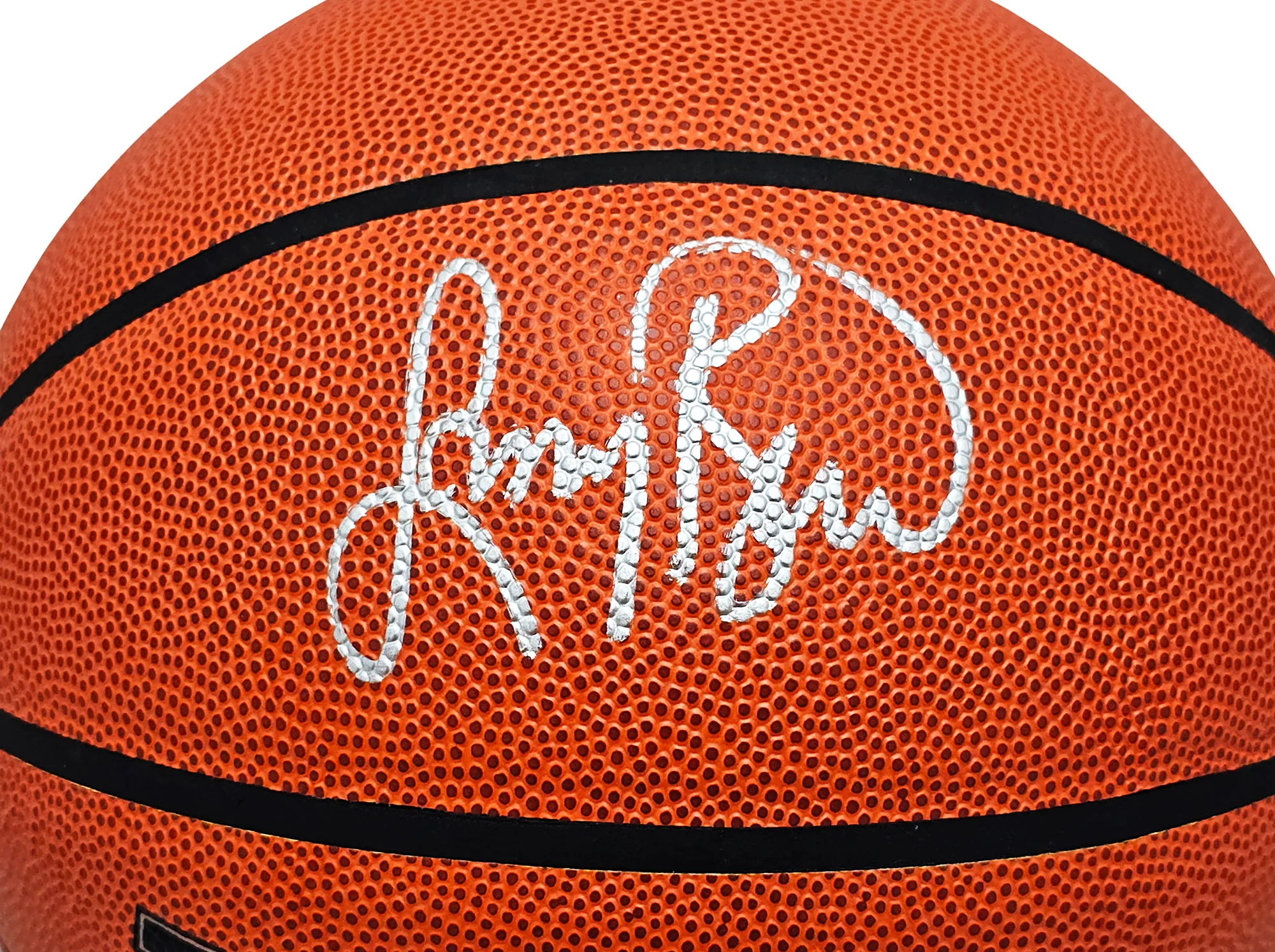 Larry Bird Autographed Authentic Series I/O Indoor/Outdoor Basketball Boston Celtics JSA Stock #220498 - Image 2