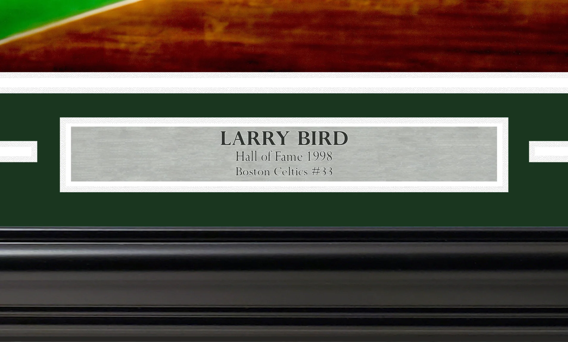 Larry Bird Autographed Framed 16x20 Photo Boston Celtics Beckett BAS Witness Stock #254250 - Image 5