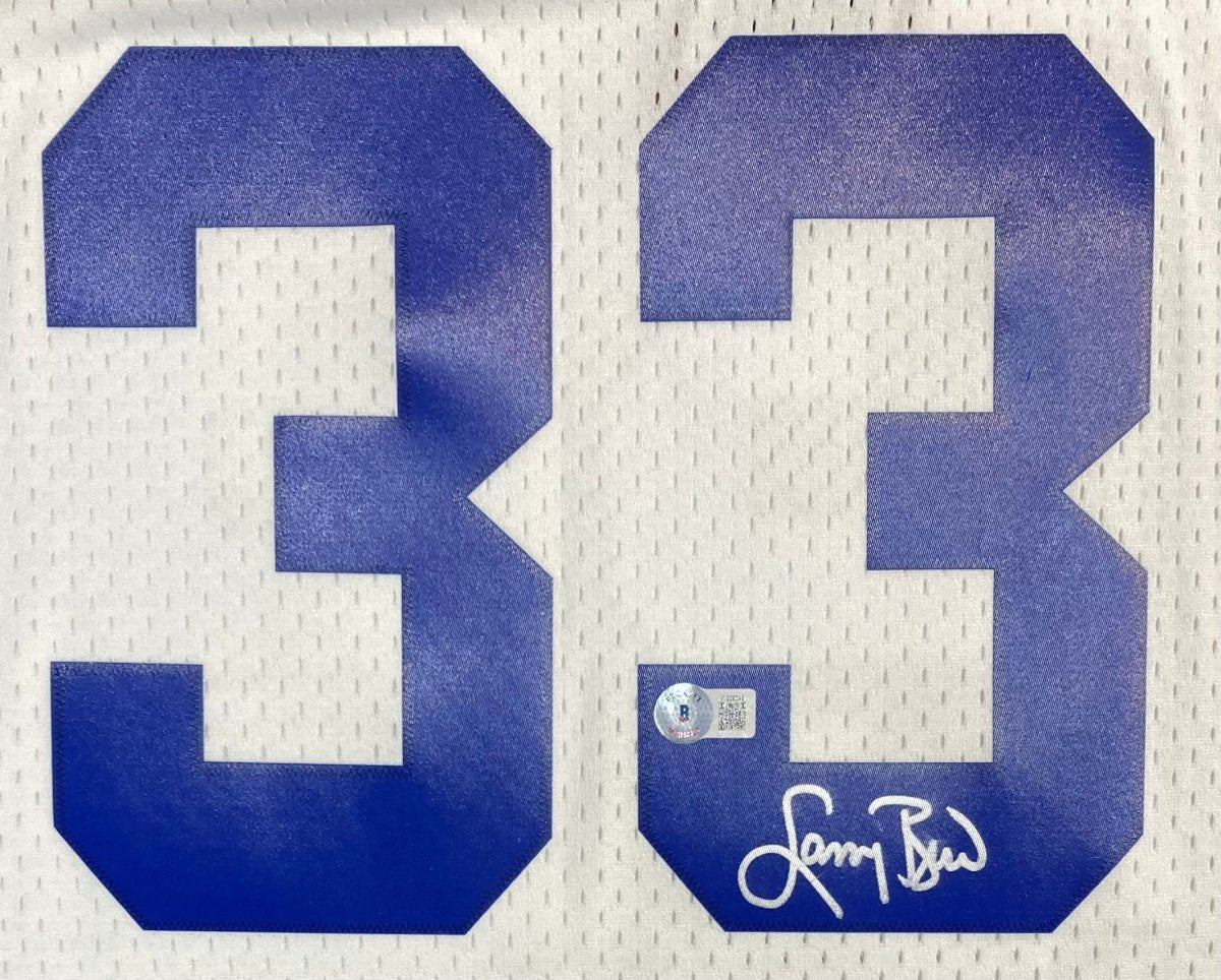 Larry Bird Signed Celtics All Star M&N Hardwood Classics Swingman Jersey BAS ITP - Image 2