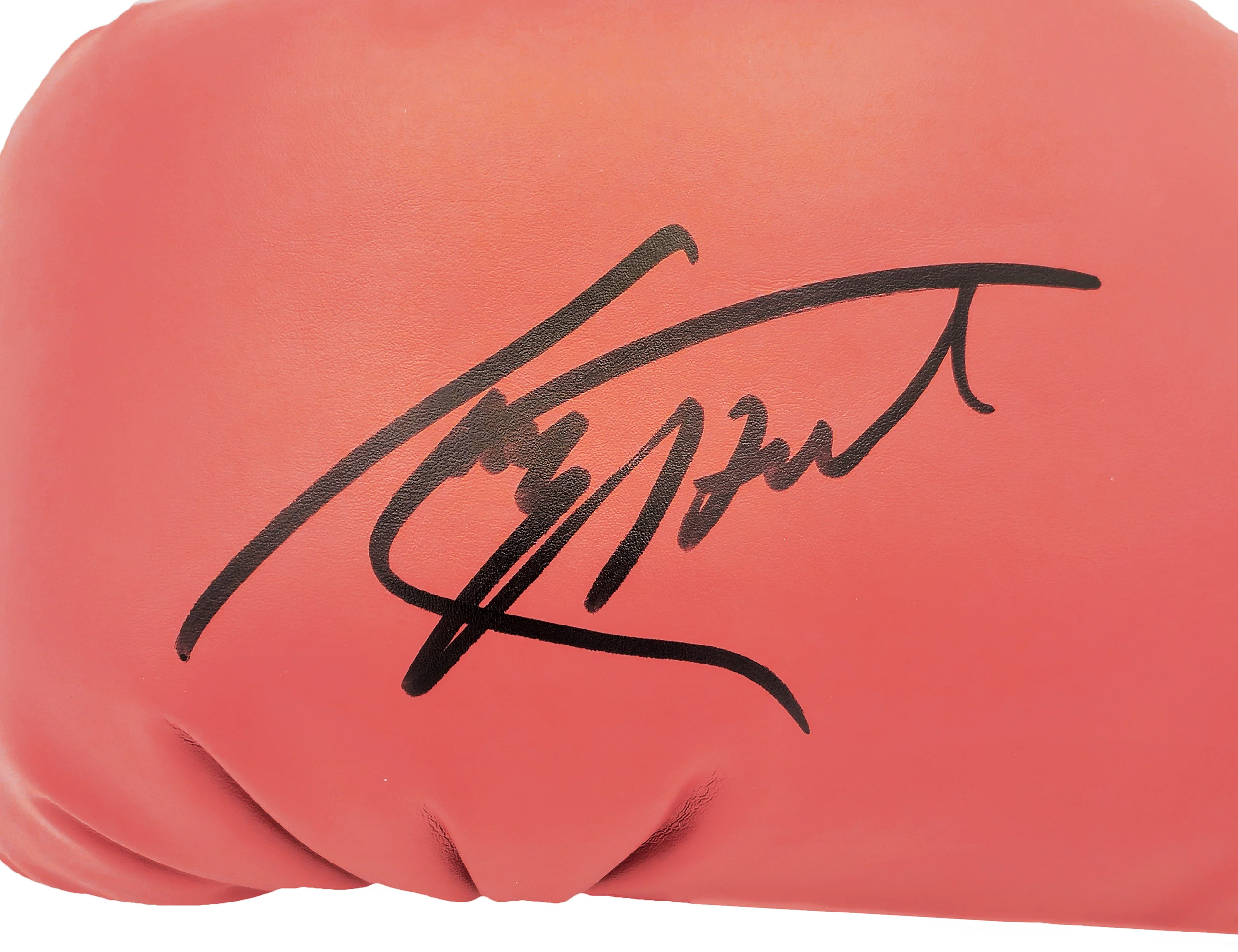 Larry Holmes Autographed Red Everlast Boxing Glove LH JSA Stock #227960 - Image 2