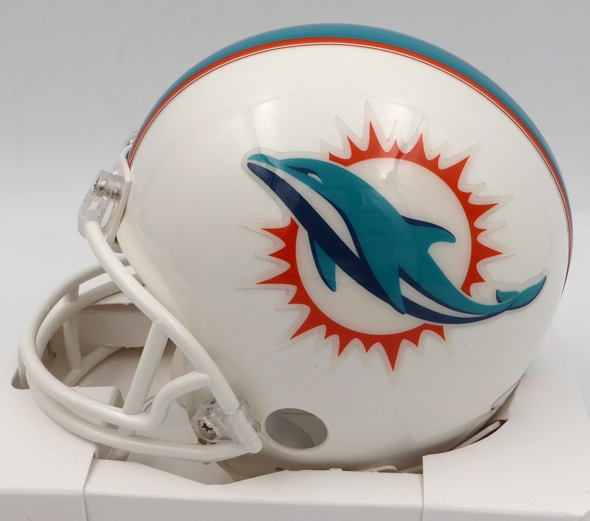 Larry Little Autographed Miami Dolphins Mini Helmet TriStar Holo #7880506 - Image 4