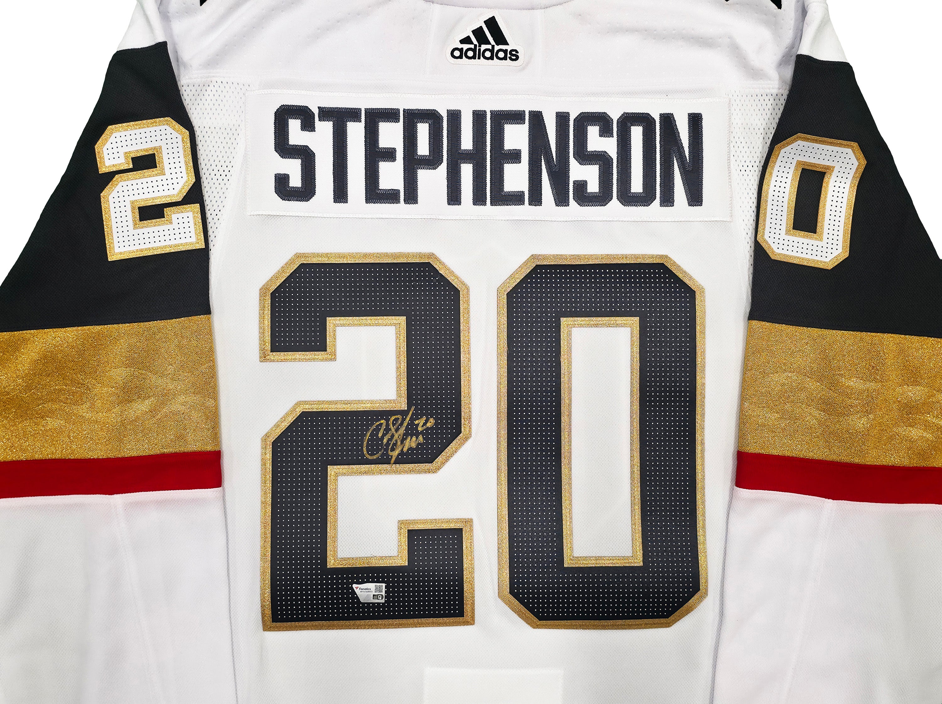Las Vegas Golden Knights Chandler Stephenson Autographed White Adidas Authentic Climalite 2023 Stanley Cup Jersey Size 56 Fanatics Holo Stock #256997 - Image 2