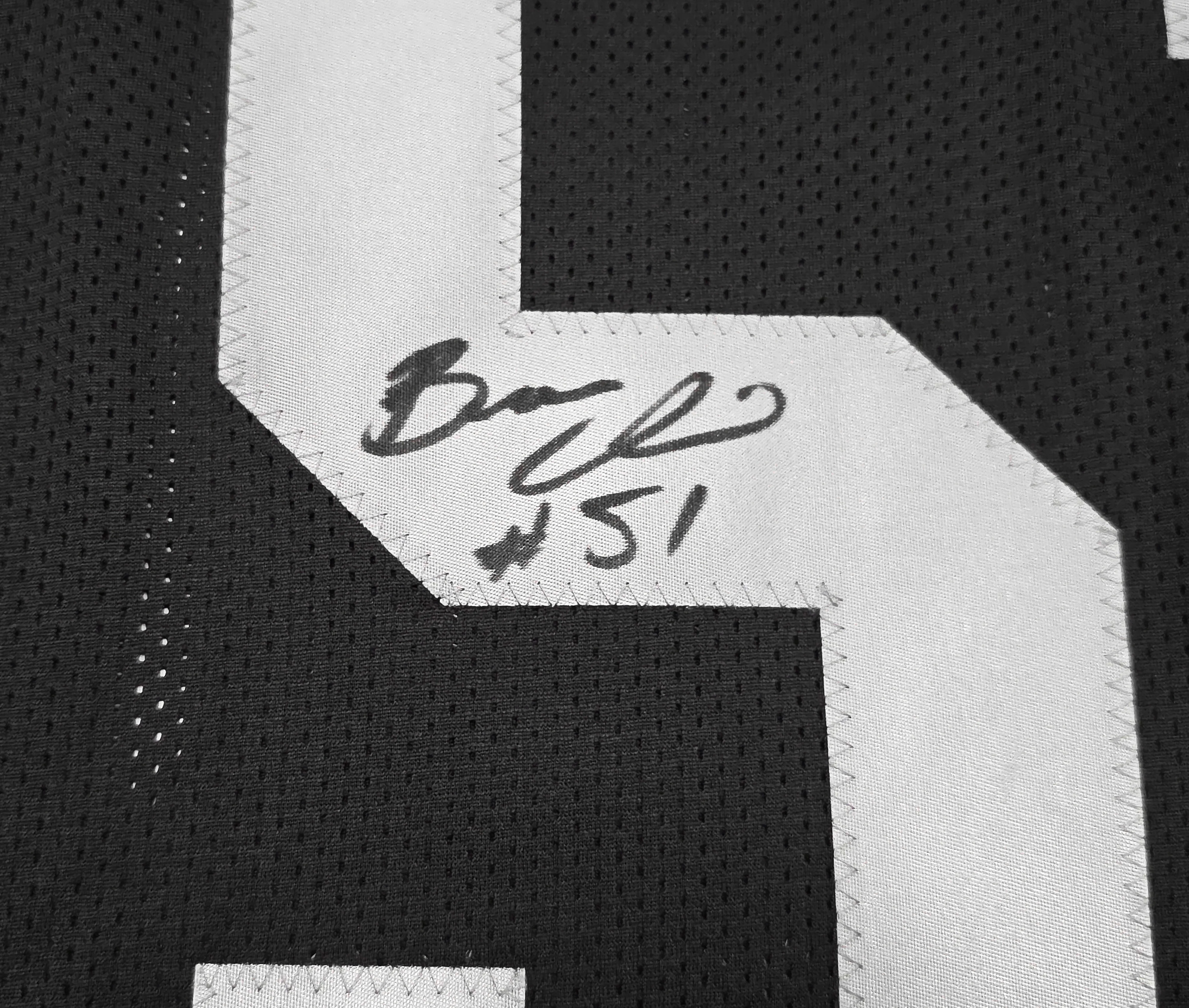 Las Vegas Raiders Bruce Irvin Autographed Black Jersey MCS Holo Stock #257840 - Image 3