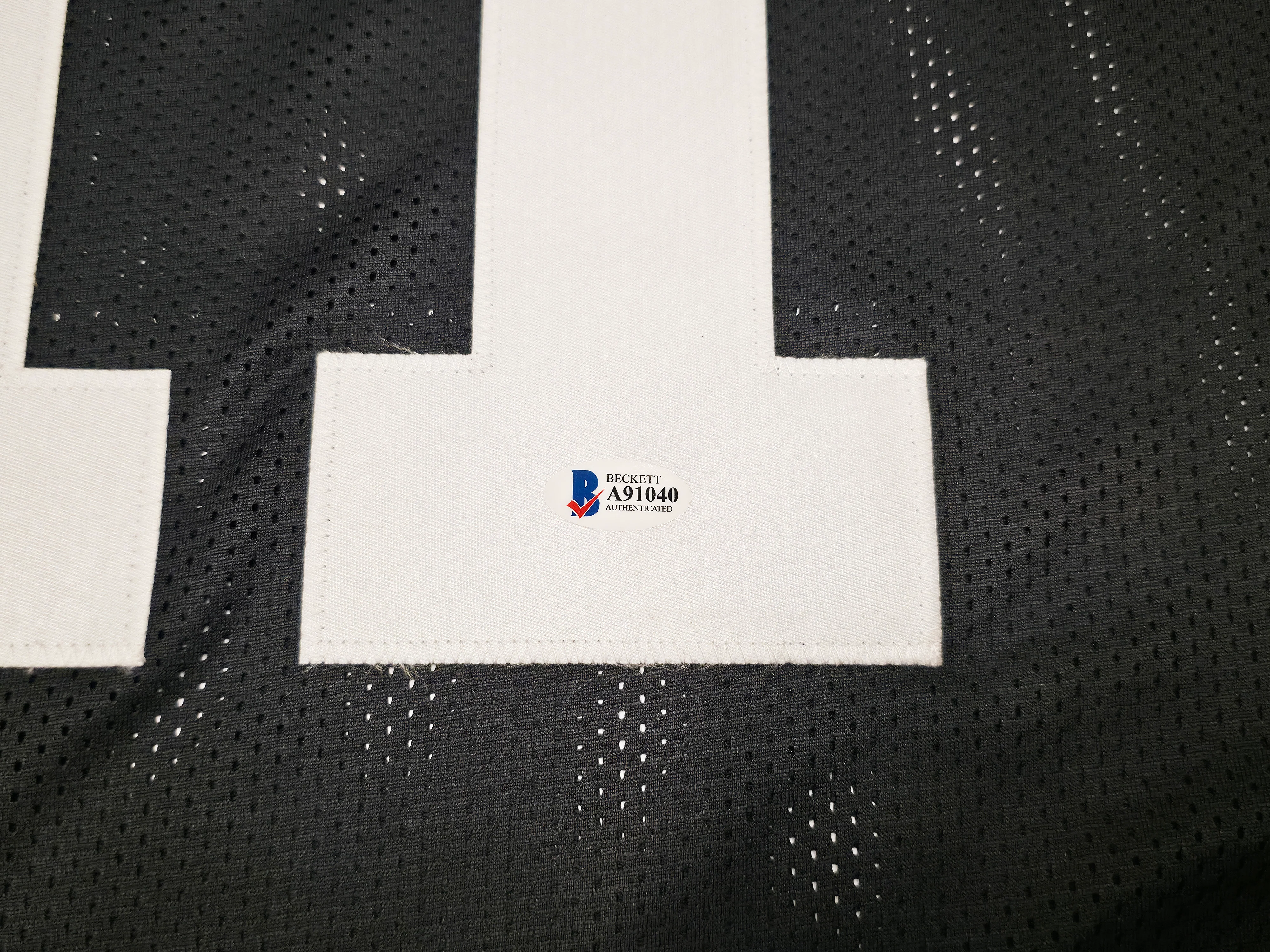 Las Vegas Raiders Henry Ruggs III Autographed Black Jersey Beckett BAS Stock #256890 - Image 3