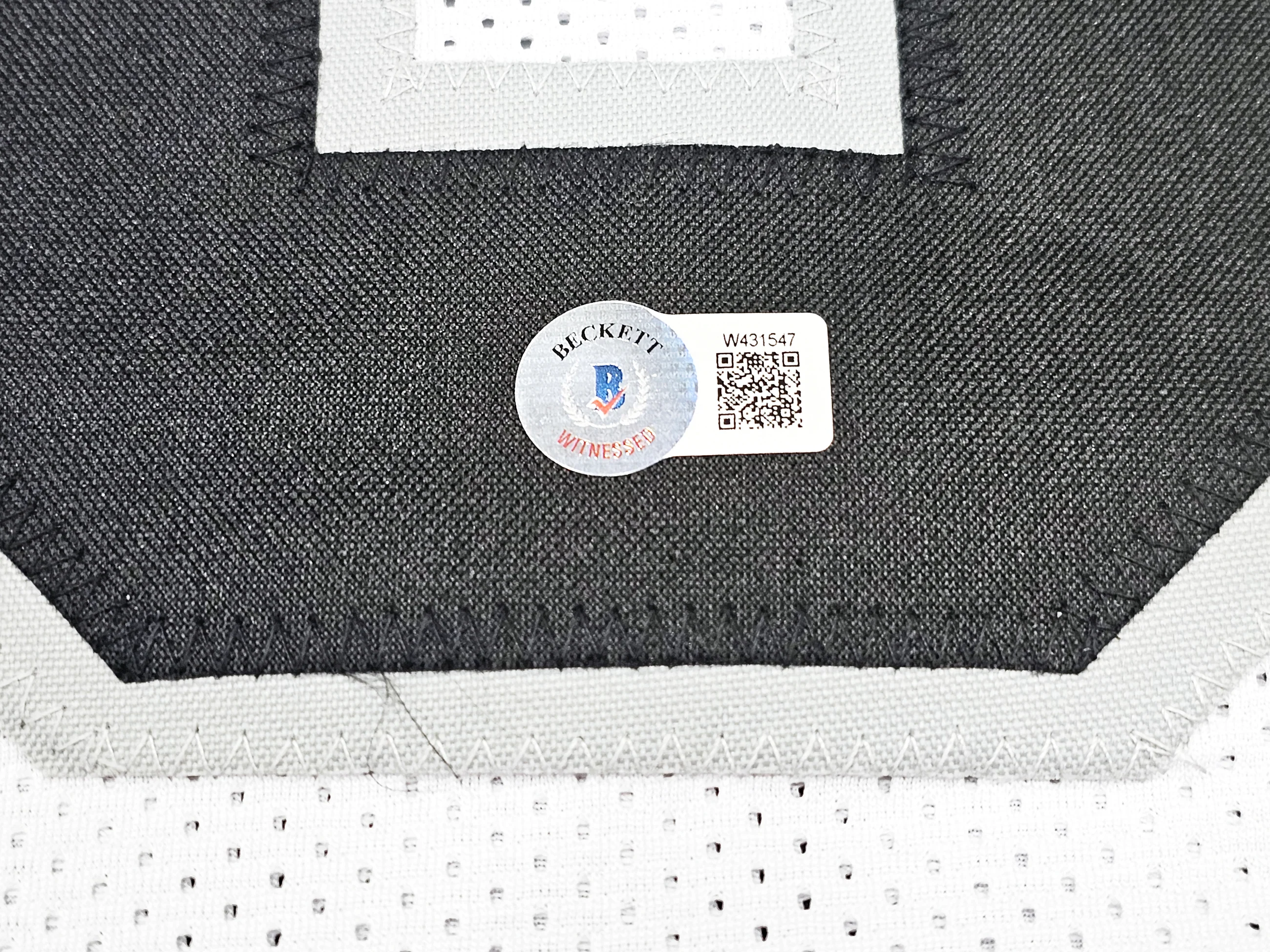 Las Vegas Raiders Tyree Wilson Autographed White Jersey Beckett BAS Witness Stock #217963 - Image 5
