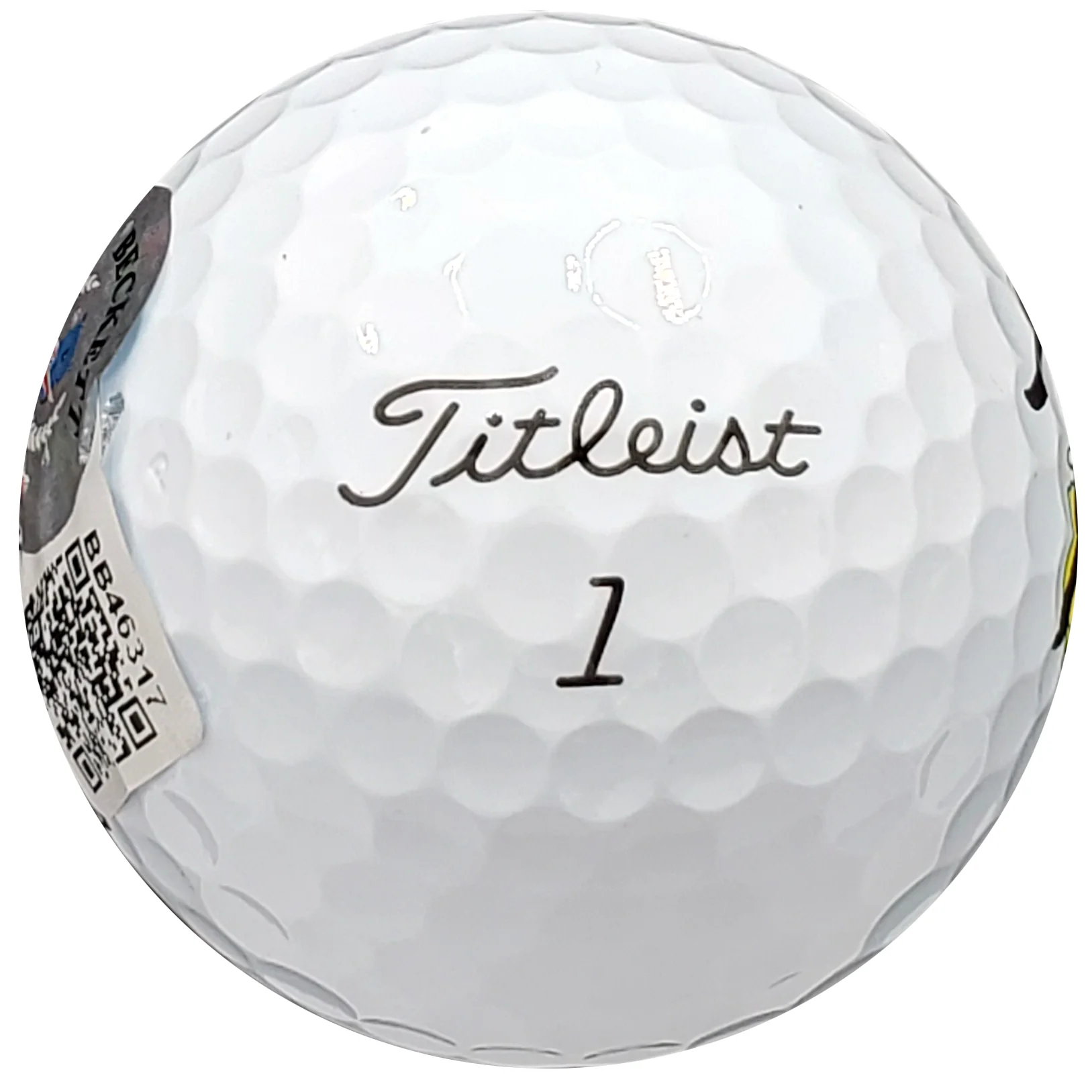 Lee Elder Autographed Titleist Masters Logo Pro V1 Golf Ball Beckett BAS Stock #198872 - Image 4
