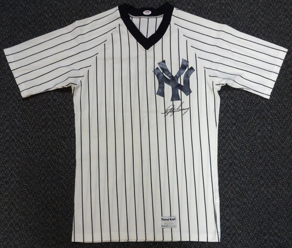 New York Yankees Lefty Gomez Autographed White Jersey PSA/DNA #V09459 - Image 2
