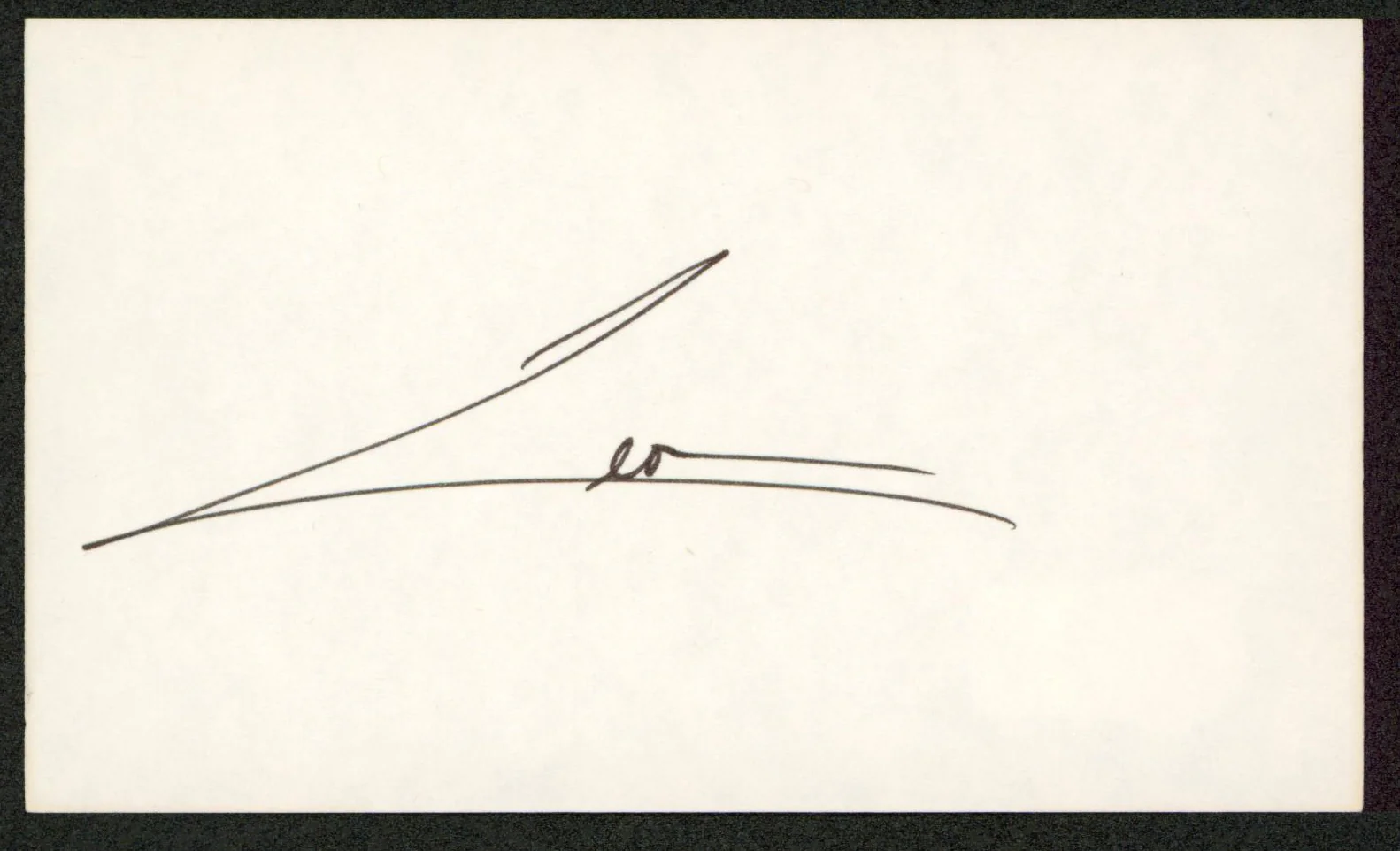 Leon Robinson Cool Runnings Authentic Signed 3x5 Index Card Autographed BAS - Image 2