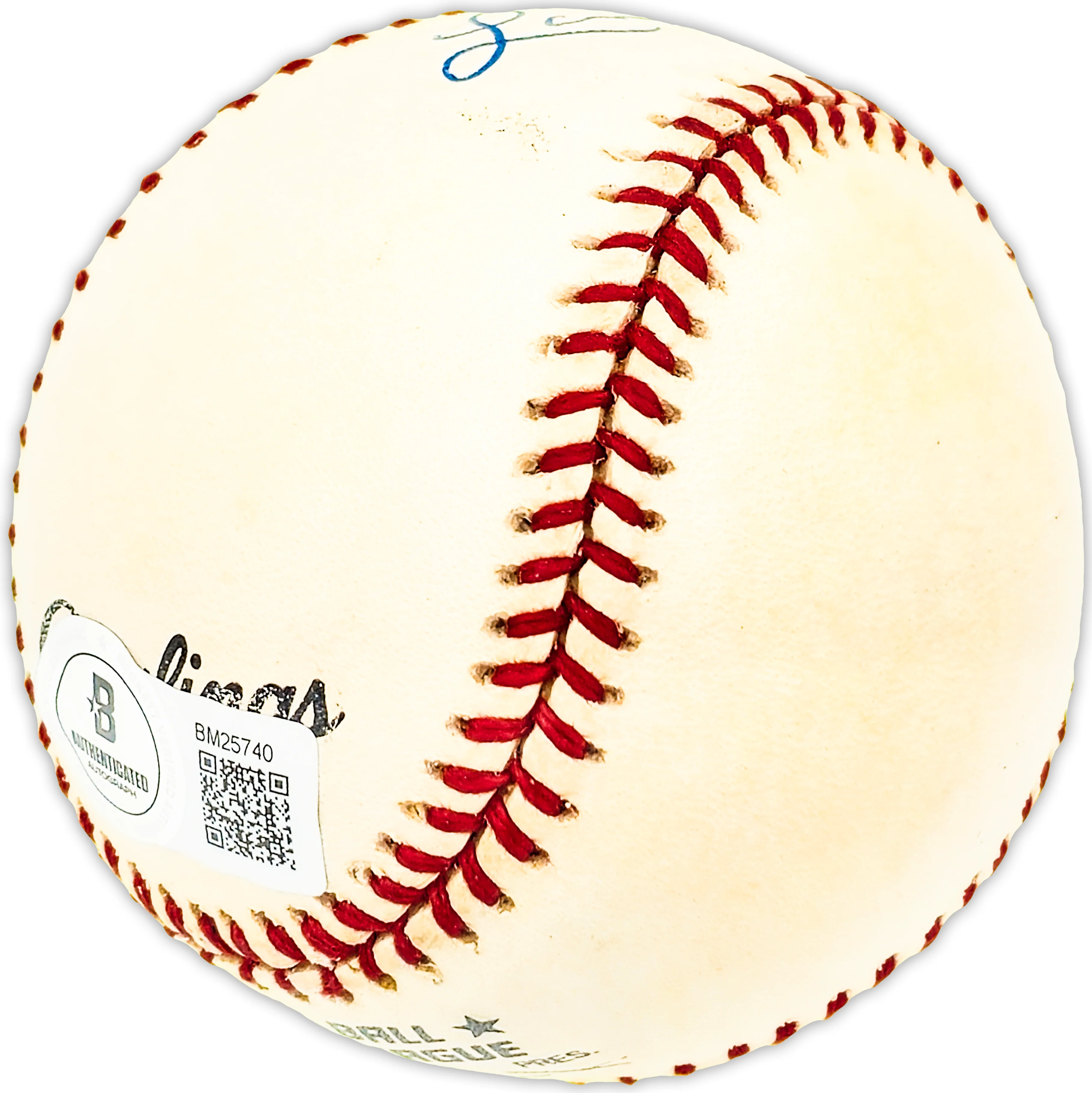 Leonard Coleman Autographed Official NL Baseball NL President Beckett BAS QR #BM25740 - Image 3
