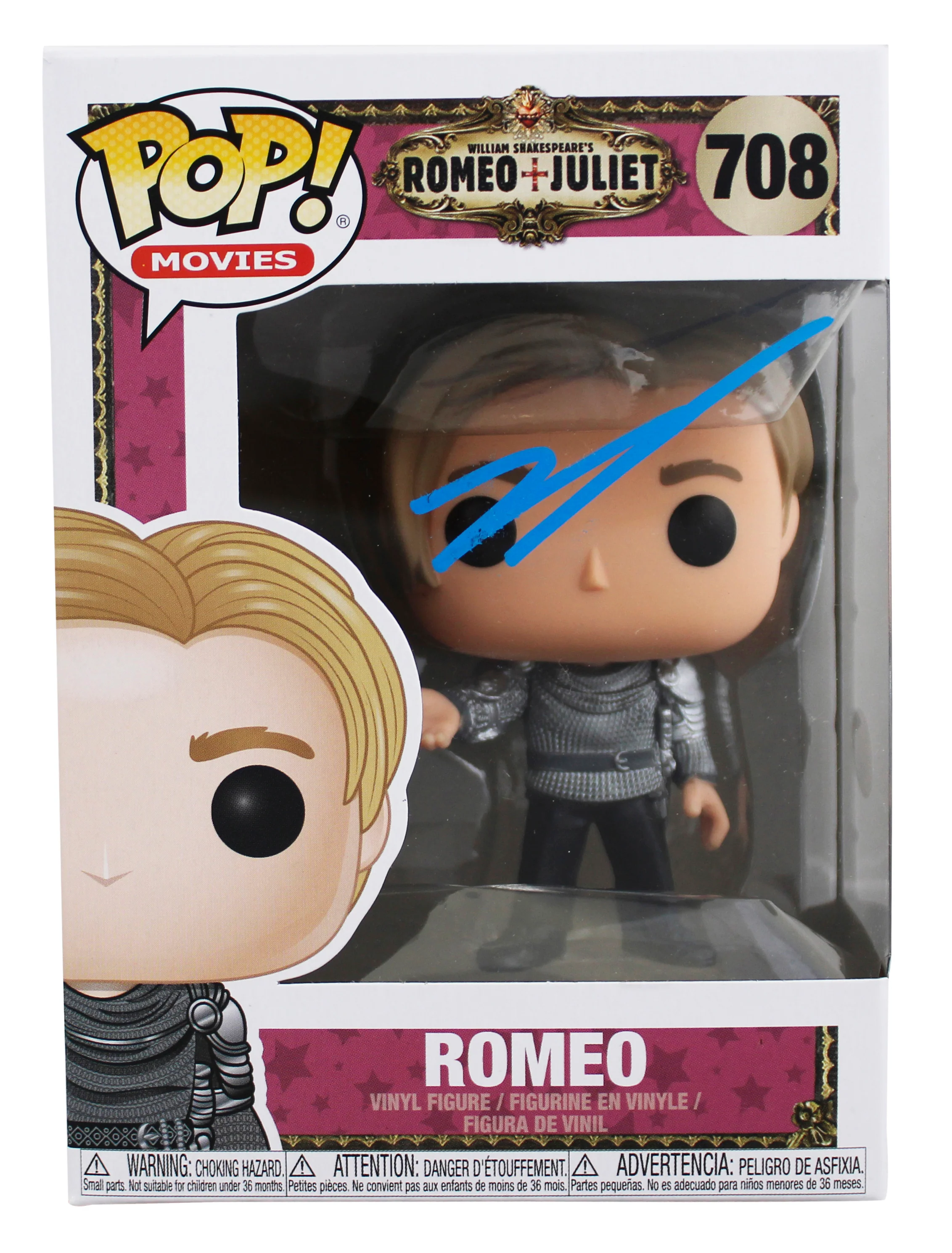 Leonardo DiCaprio Romeo & Juliet Signed #708 Funko Pop Vinyl Figure JSA #CF71502 - Image 2