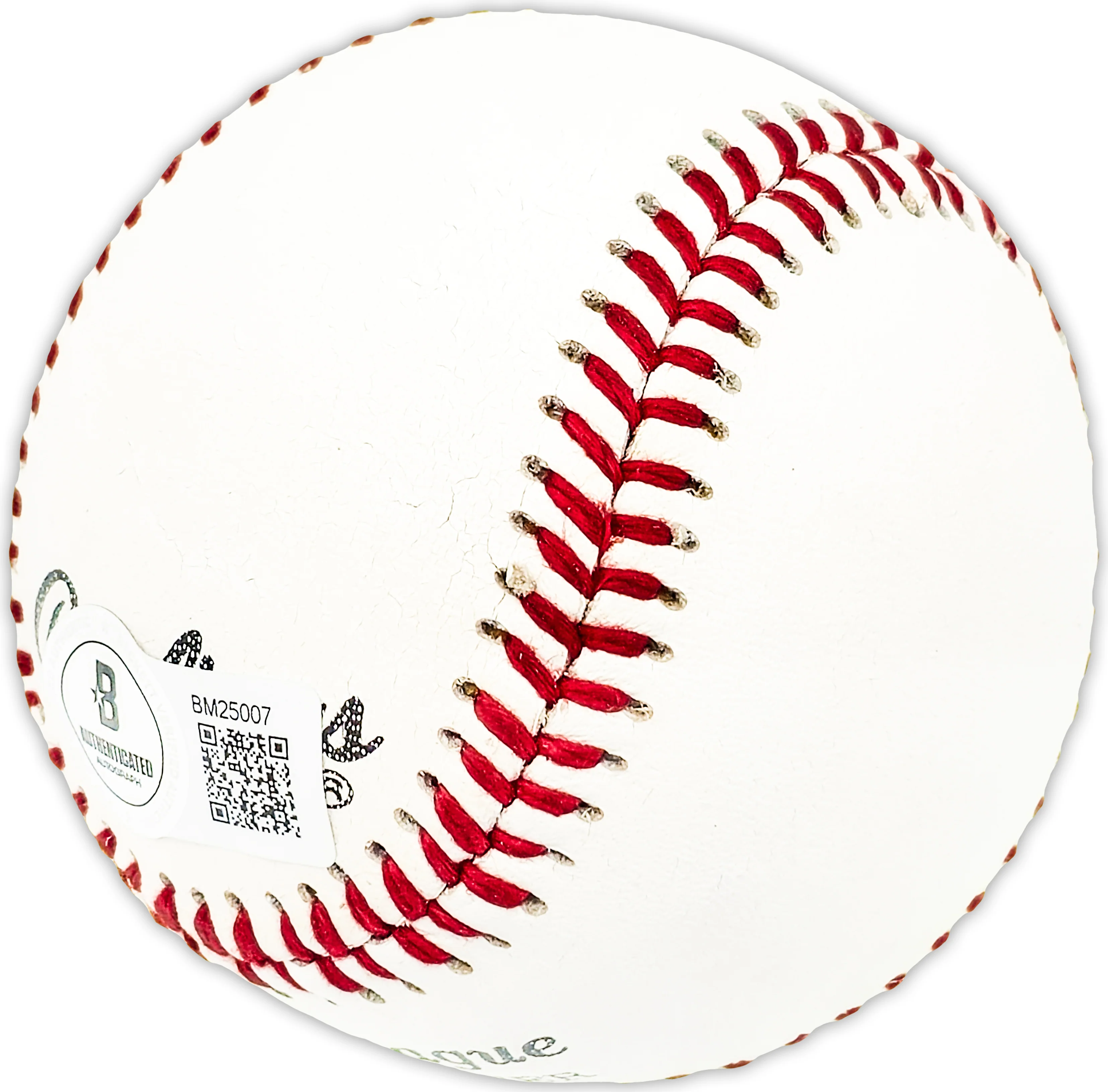 Les McCrabb Autographed Official League Baseball Philadelphia A's Beckett BAS QR #BM25007 - Image 3