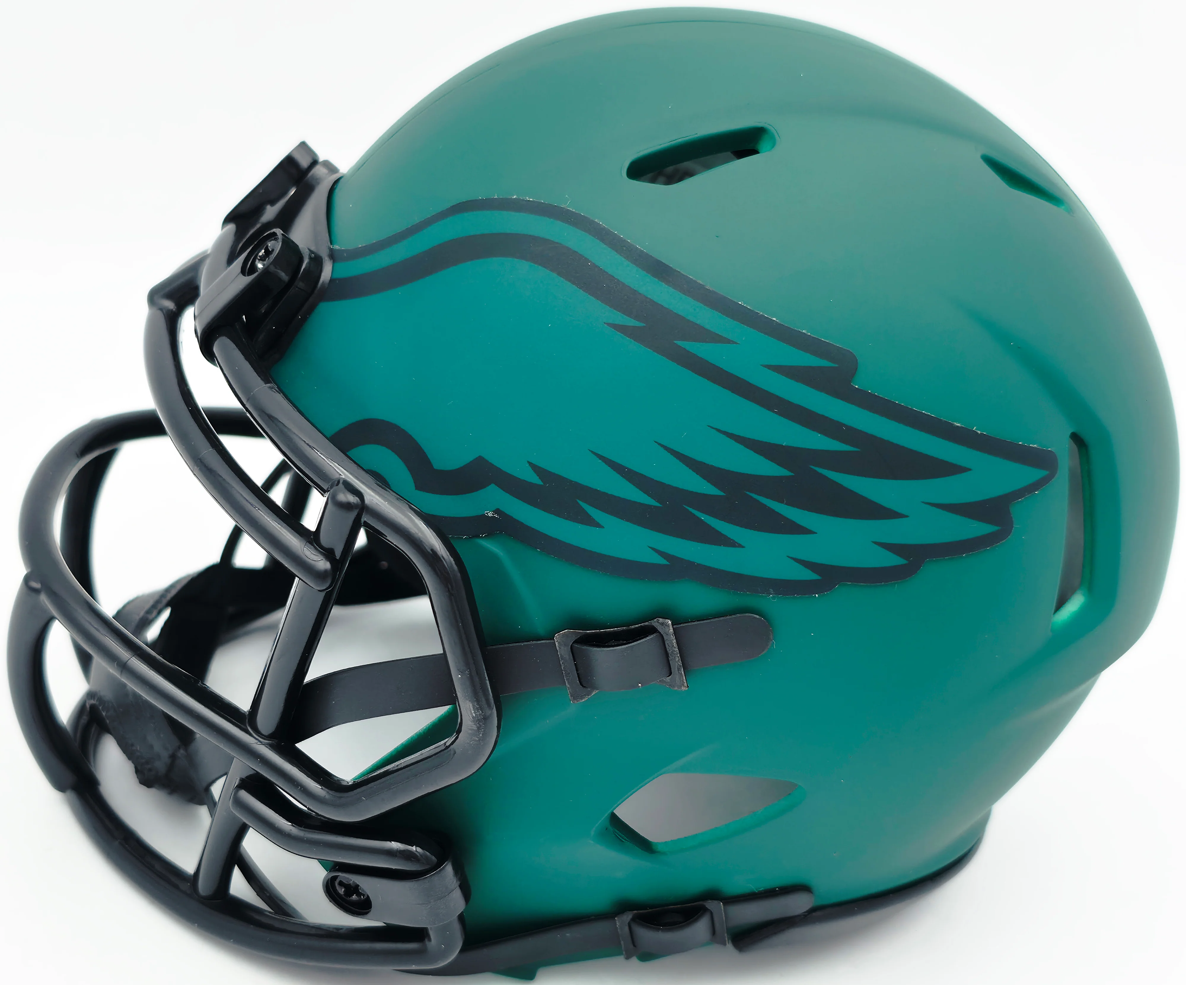 LeSean McCoy Autographed Philadelphia Eagles Rave Green Speed Mini Helmet Beckett BAS Witness Stock #261964 - Image 3
