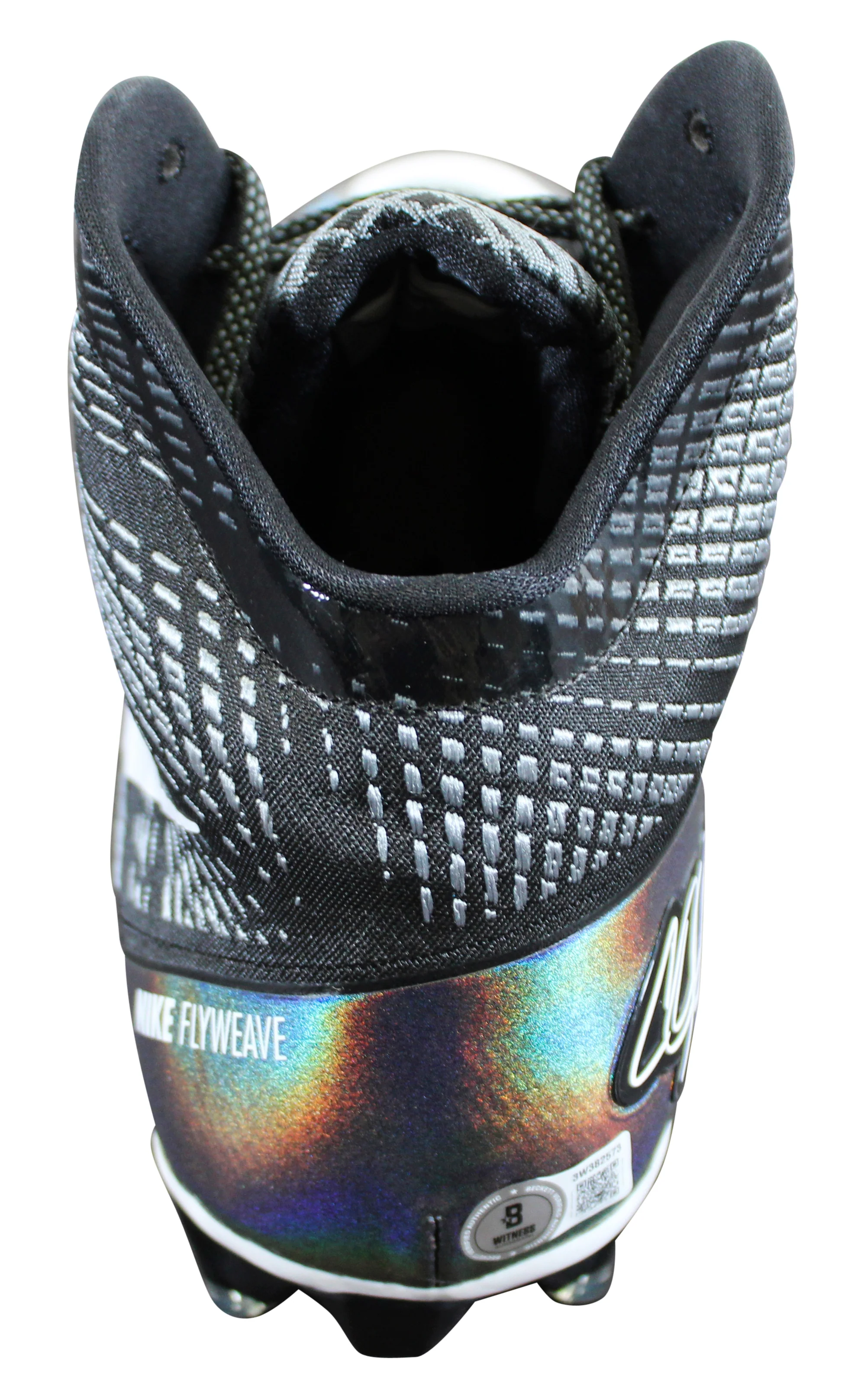 Lions Calvin Johnson Signed Signature Series Left Football Cleat BAS Witnessed - Image 6