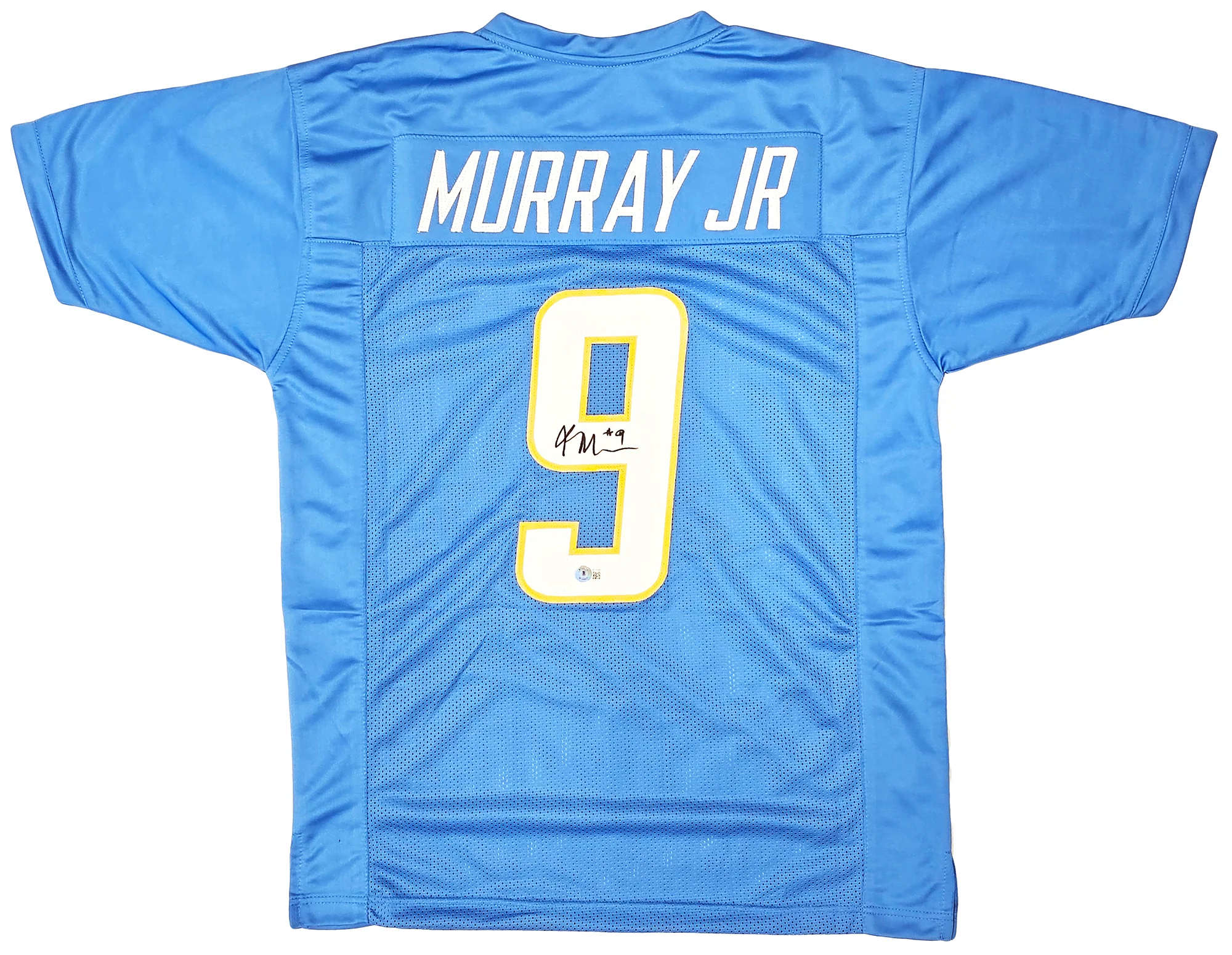 Los Angeles Chargers Kenneth Murray Jr. Autographed Powder Blue Jersey Beckett BAS Witness Stock #215958 - Image 2