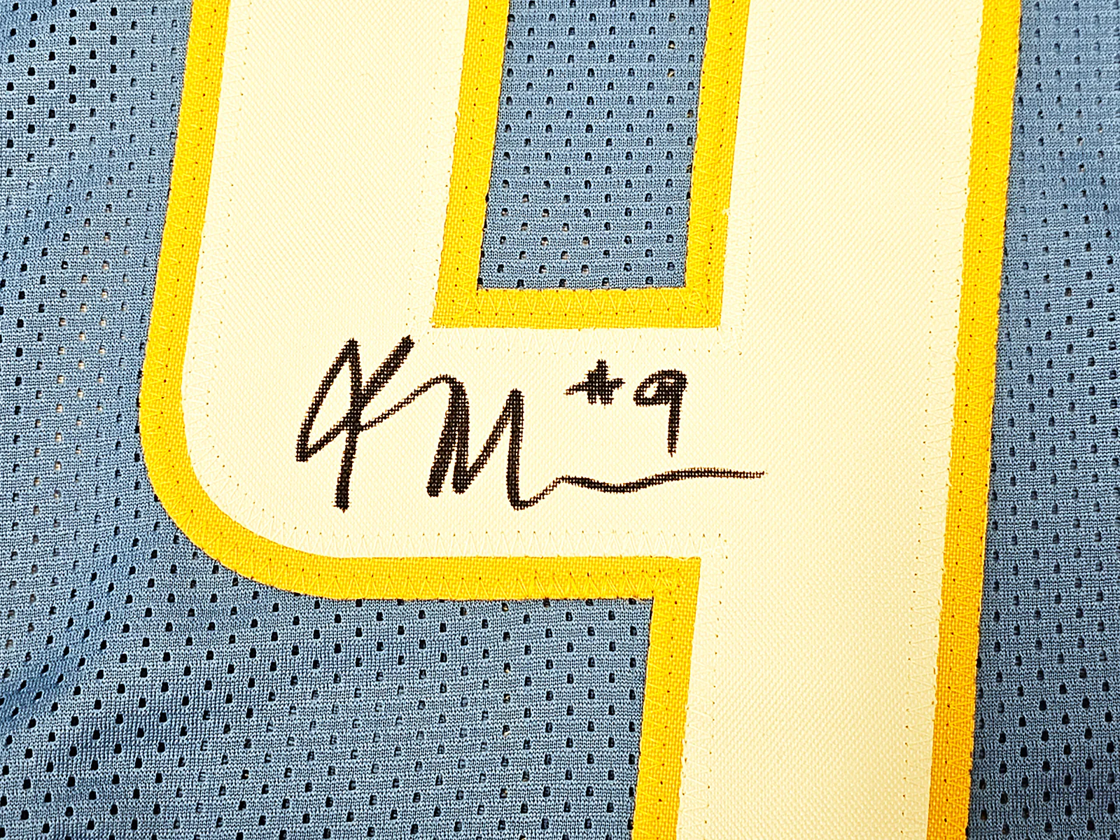 Los Angeles Chargers Kenneth Murray Jr. Autographed Powder Blue Jersey Beckett BAS Witness Stock #215958 - Image 4