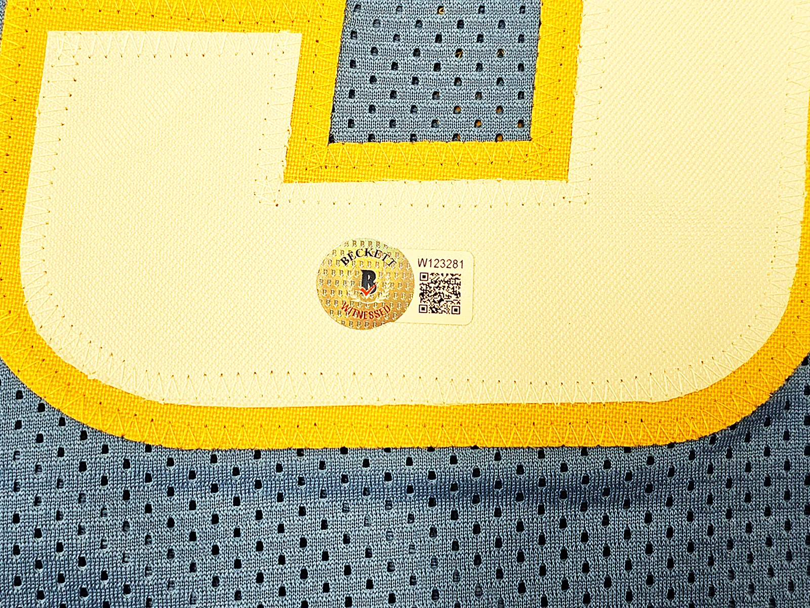 Los Angeles Chargers Kenneth Murray Jr. Autographed Powder Blue Jersey Beckett BAS Witness Stock #215958 - Image 5