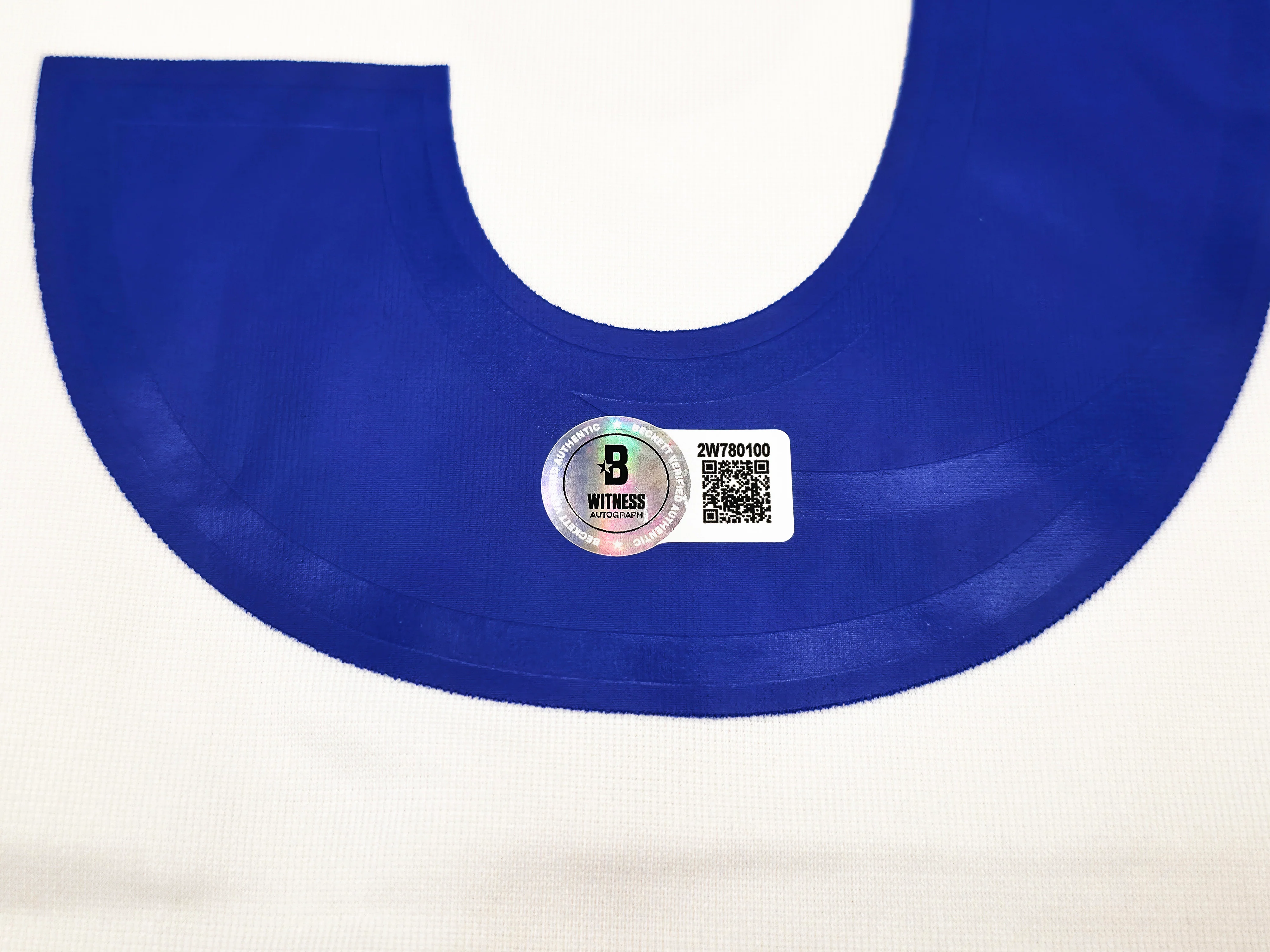 Los Angeles Rams Aaron Donald Autographed White Nike On Field Jersey Size L Beckett BAS Witness Stock #241358 - Image 5