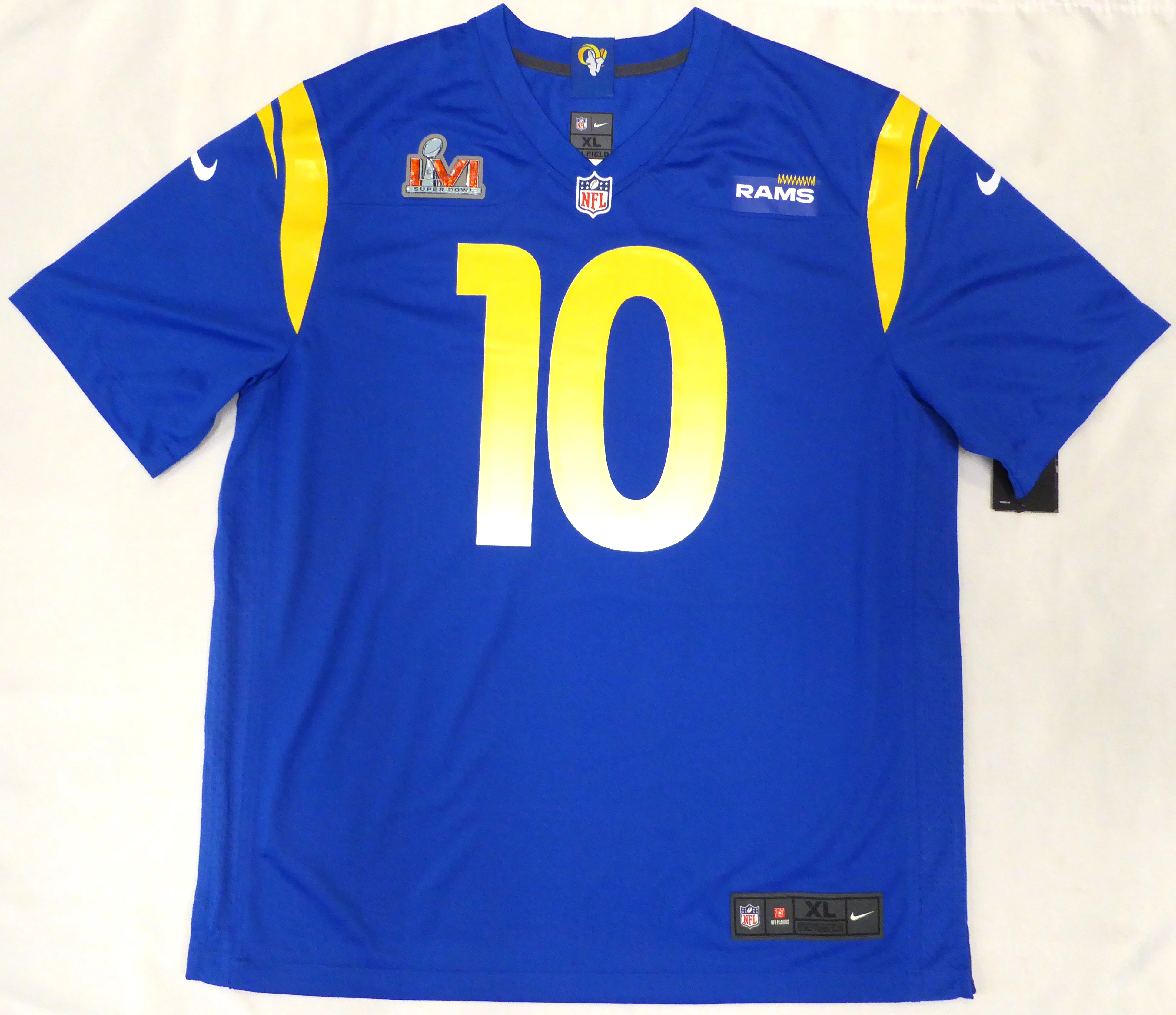 Los Angeles Rams Cooper Kupp Autographed Blue Nike Jersey Size XL Fanatics Holo #B504920 - Image 4