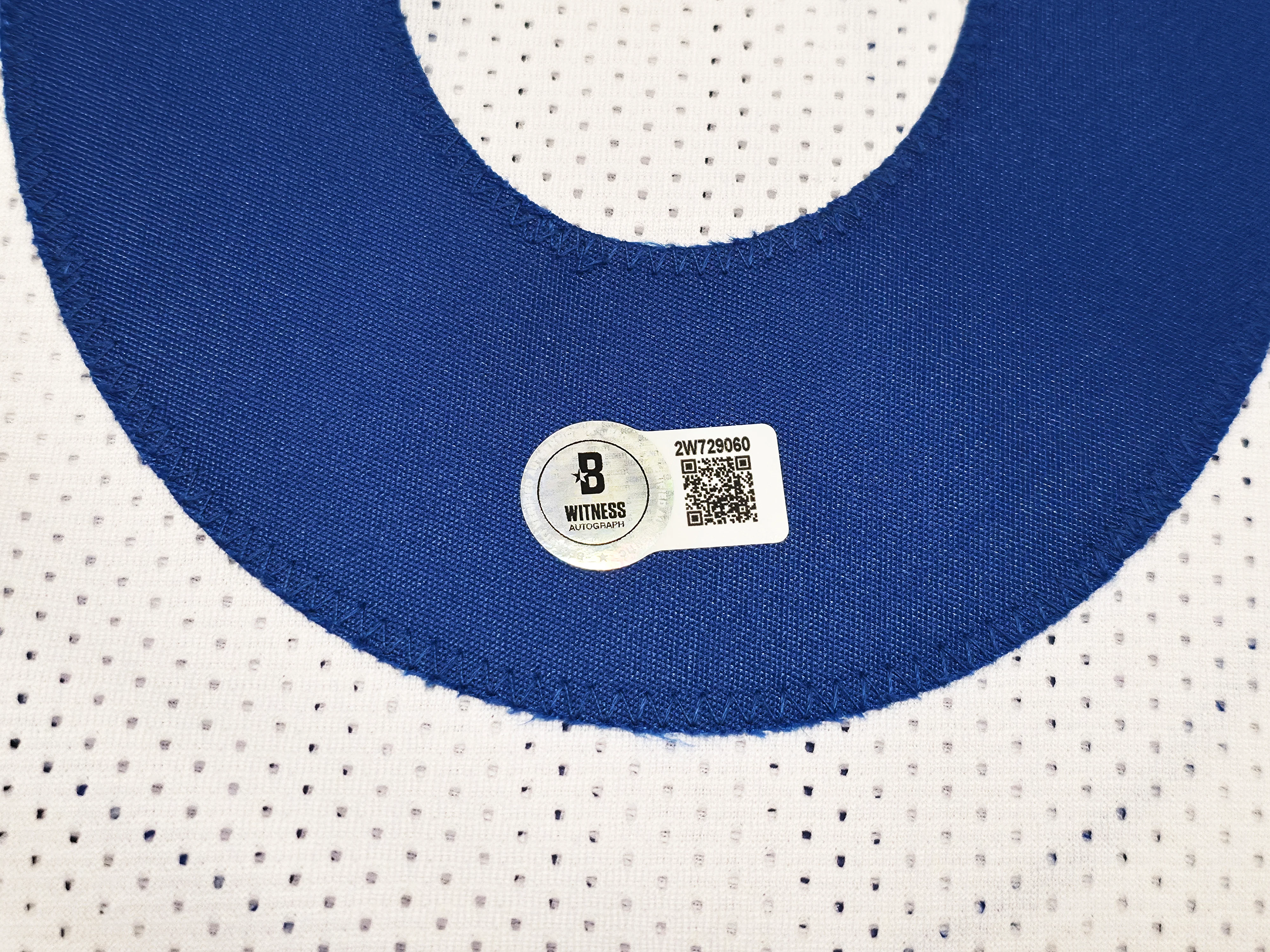 Los Angeles Rams Jared Verse Autographed White Jersey Beckett BAS Witness Stock #242683 - Image 5
