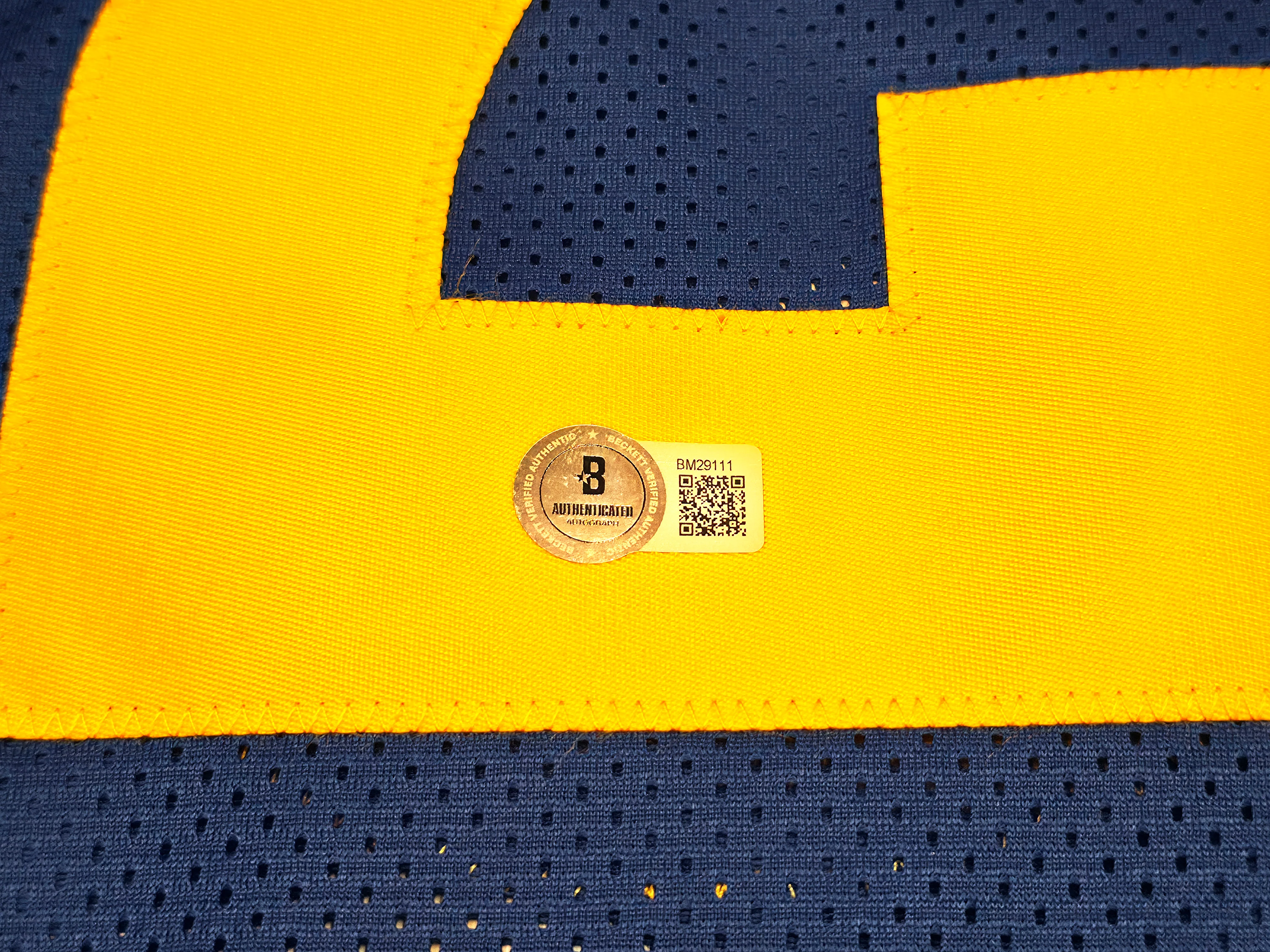 Los Angeles Rams Kyren Williams Autographed Blue Jersey Beckett BAS QR Stock #239038 - Image 5