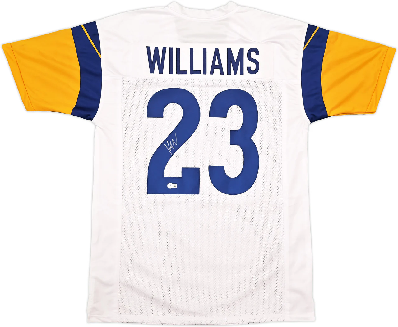 Los Angeles Rams Kyren Williams Autographed White Jersey Beckett BAS QR Stock #243020 - Image 2