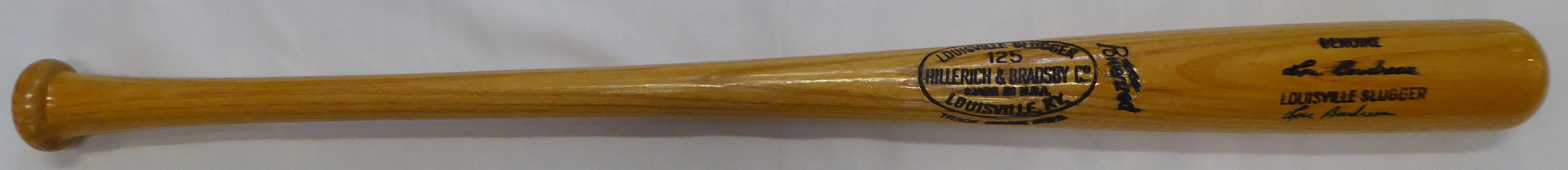 Lou Boudreau Autographed Louisville Slugger Bat Chicago Cubs Beckett BAS QR #BM00464 - Image 2