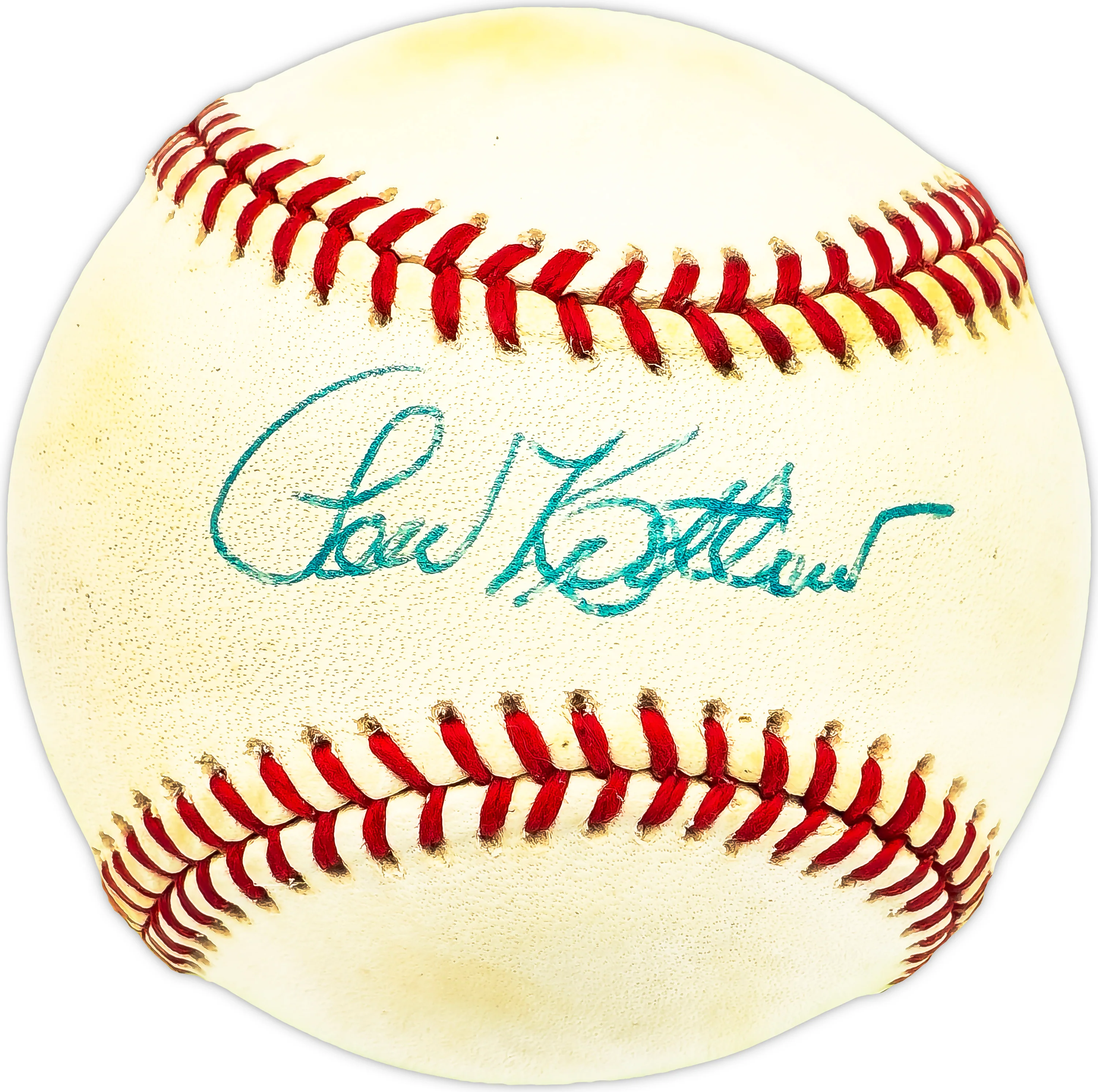 Lou Kretlow Autographed Official AL Baseball Detroit Tigers, Chicago White Sox Beckett BAS QR #BM17831