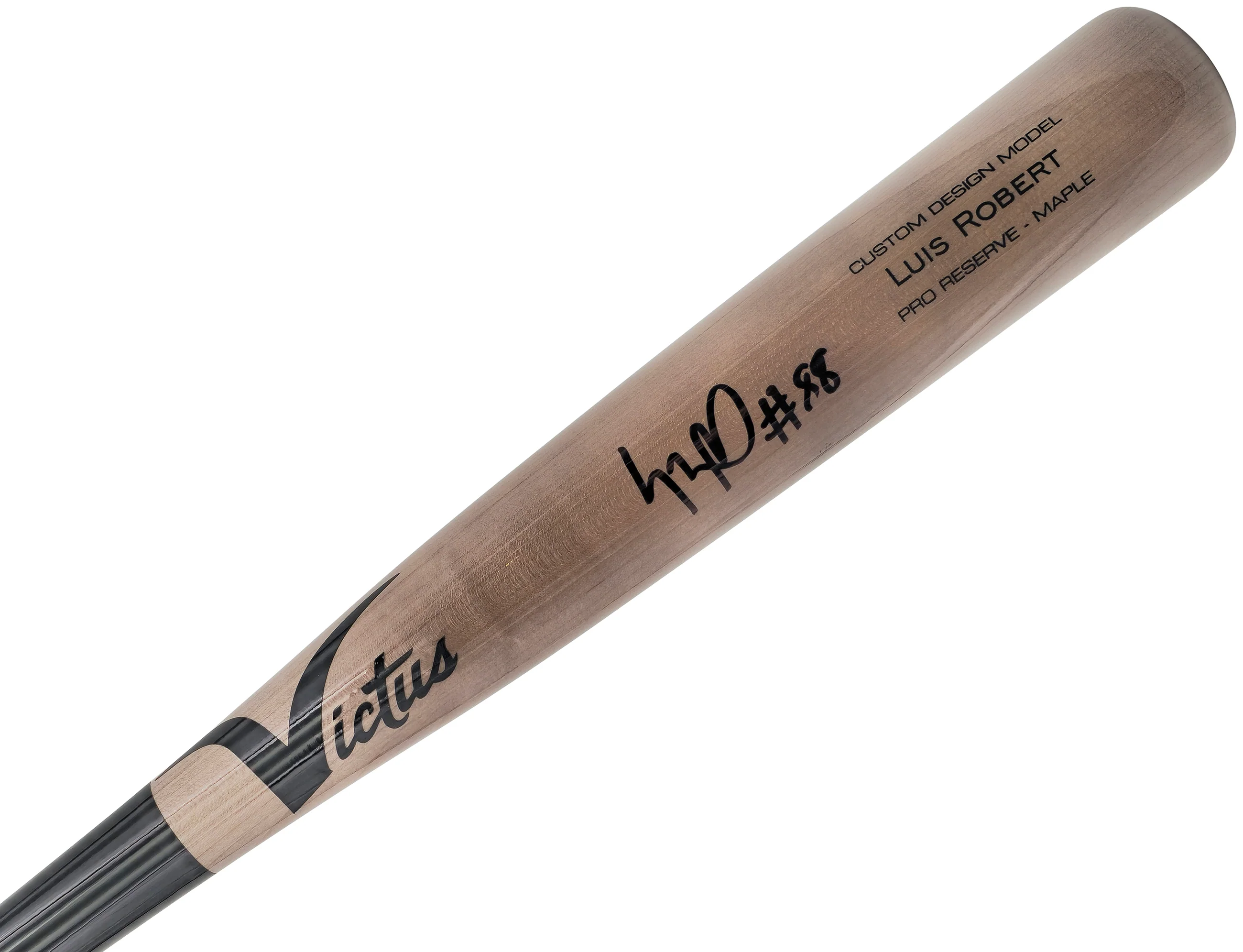 Luis Robert Jr. Autographed Gray Victus Player Model Baseball Bat Chicago White Sox Beckett BAS Witness Stock #227296 - Image 2