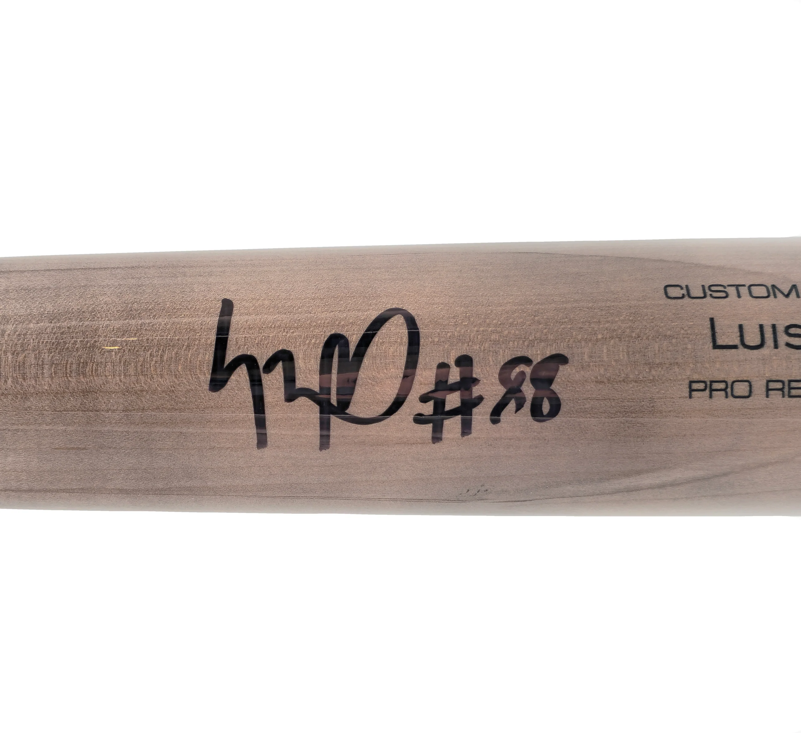 Luis Robert Jr. Autographed Gray Victus Player Model Baseball Bat Chicago White Sox Beckett BAS Witness Stock #227296 - Image 3
