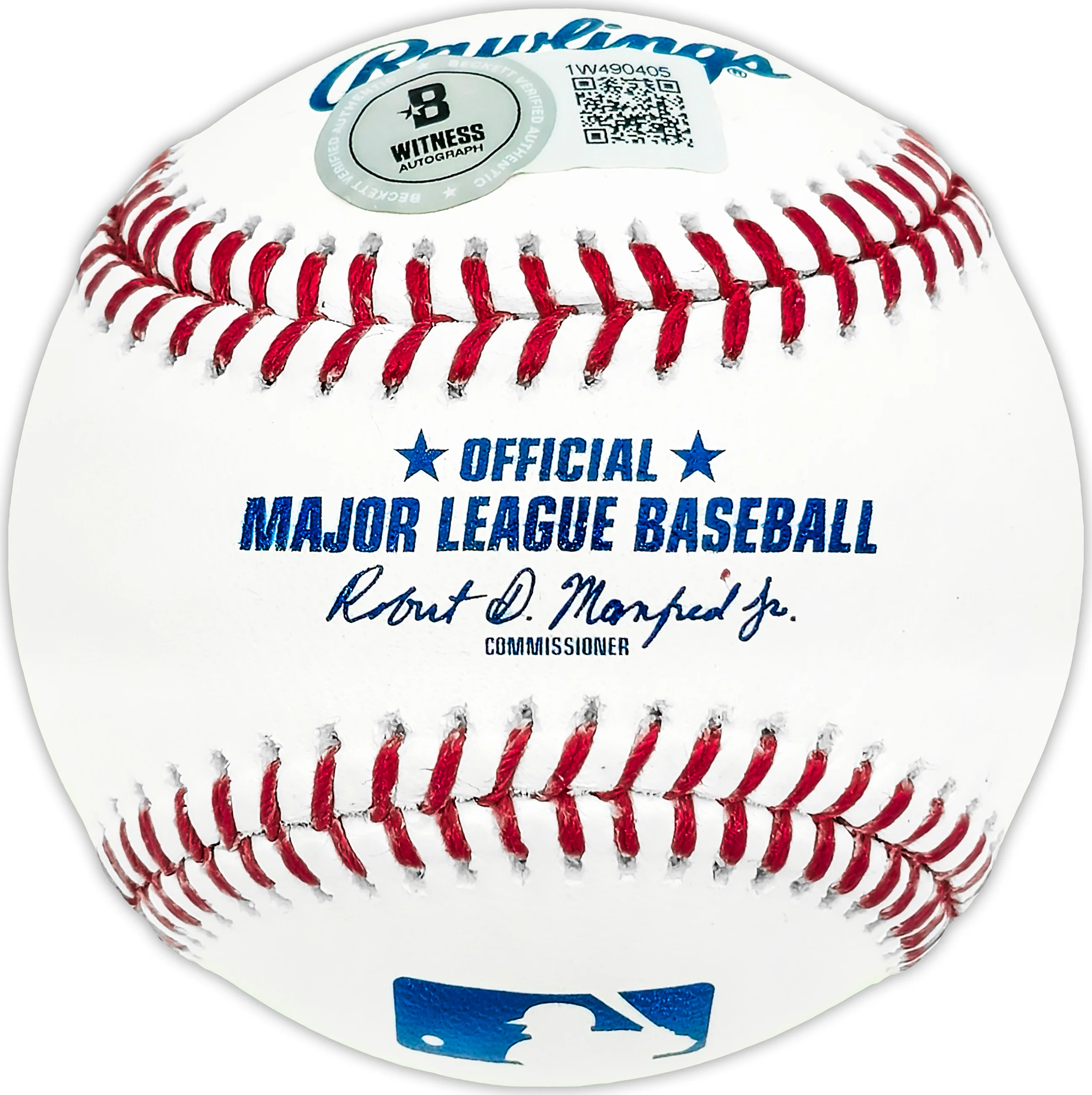 Luis Robert Jr. Autographed Official MLB Baseball Chicago White Sox Beckett BAS Witness Stock #227328 - Image 2