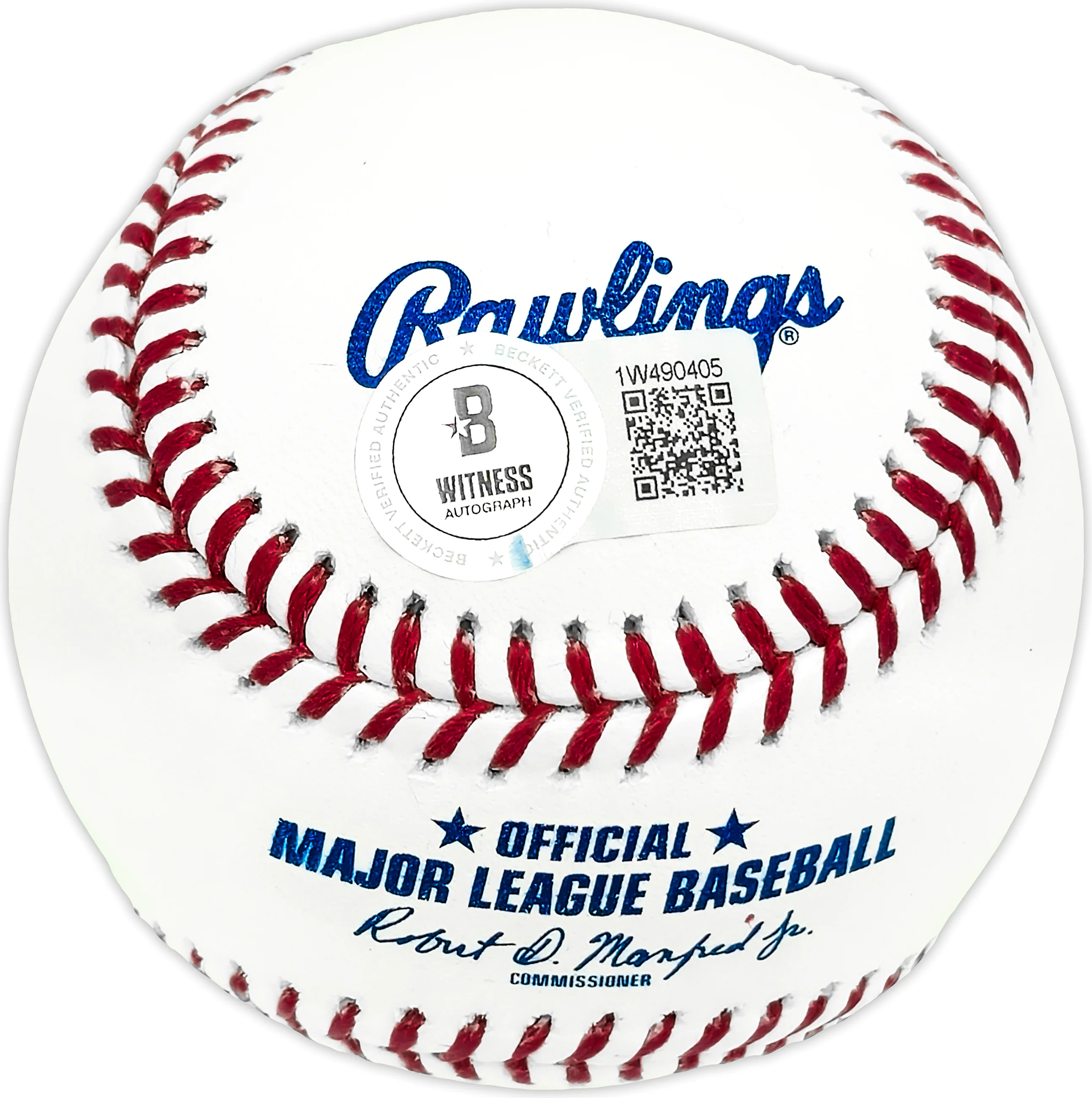 Luis Robert Jr. Autographed Official MLB Baseball Chicago White Sox Beckett BAS Witness Stock #227328 - Image 3