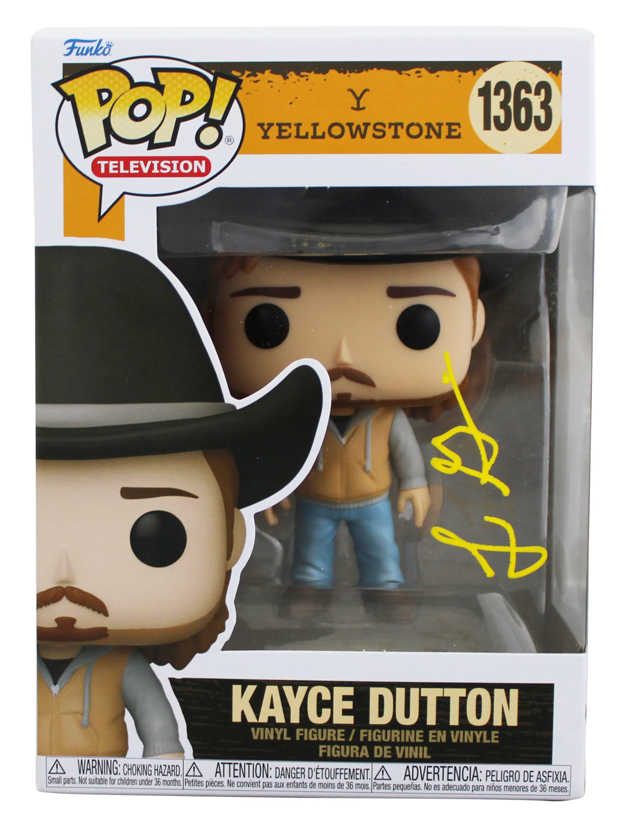 Luke Grimes Yellowstone Signed Kayce Dutton #1363 Funko Pop Figure JSA #CA36609 - Image 2