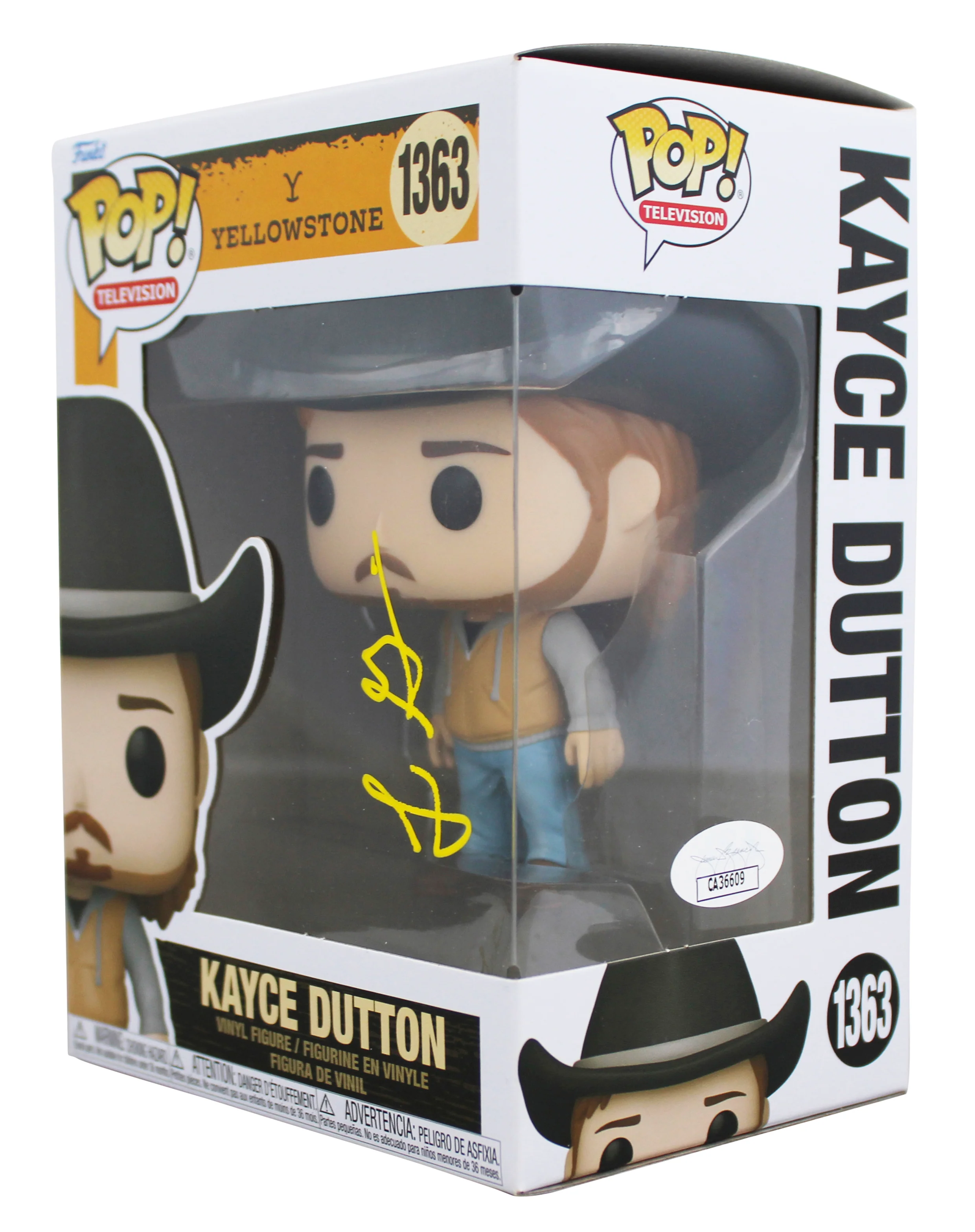 Luke Grimes Yellowstone Signed Kayce Dutton #1363 Funko Pop Figure JSA #CA36609 - Image 3