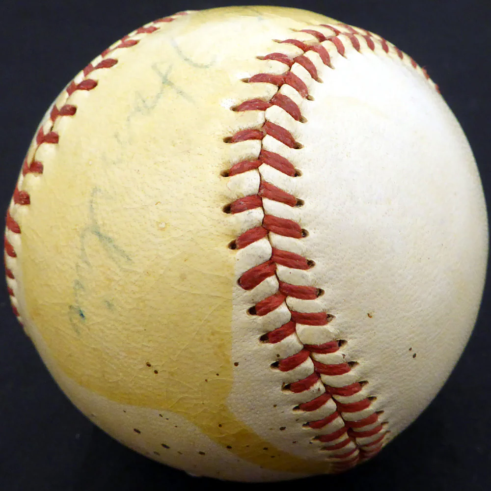 Luke Hamlin Autographed Official Warren Giles NL Baseball Brooklyn Dodgers, Detroit Tigers Beckett BAS #F29103 - Image 5