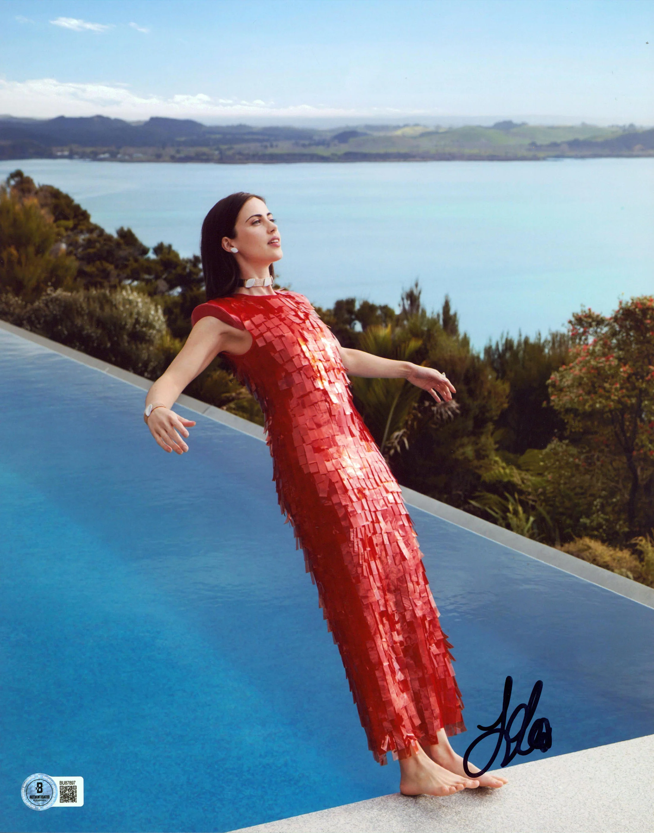 Lydia Peckham Nuremberg Authentic Signed 11x14 Vertical Photo BAS #BU87897 - Image 2