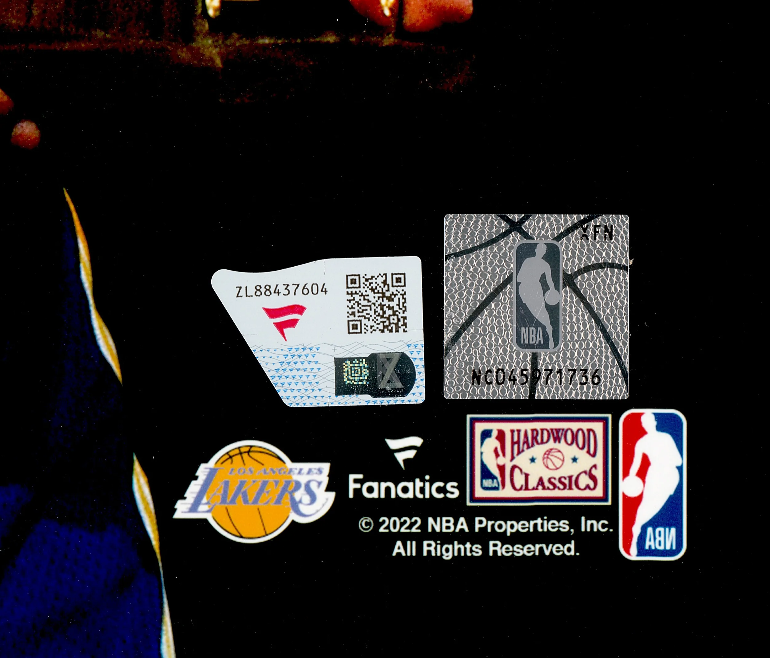 Magic Johnson & James Worthy Autographed 11x14 Photo Los Angeles Lakers Fanatics Holo Stock #251005 - Image 4