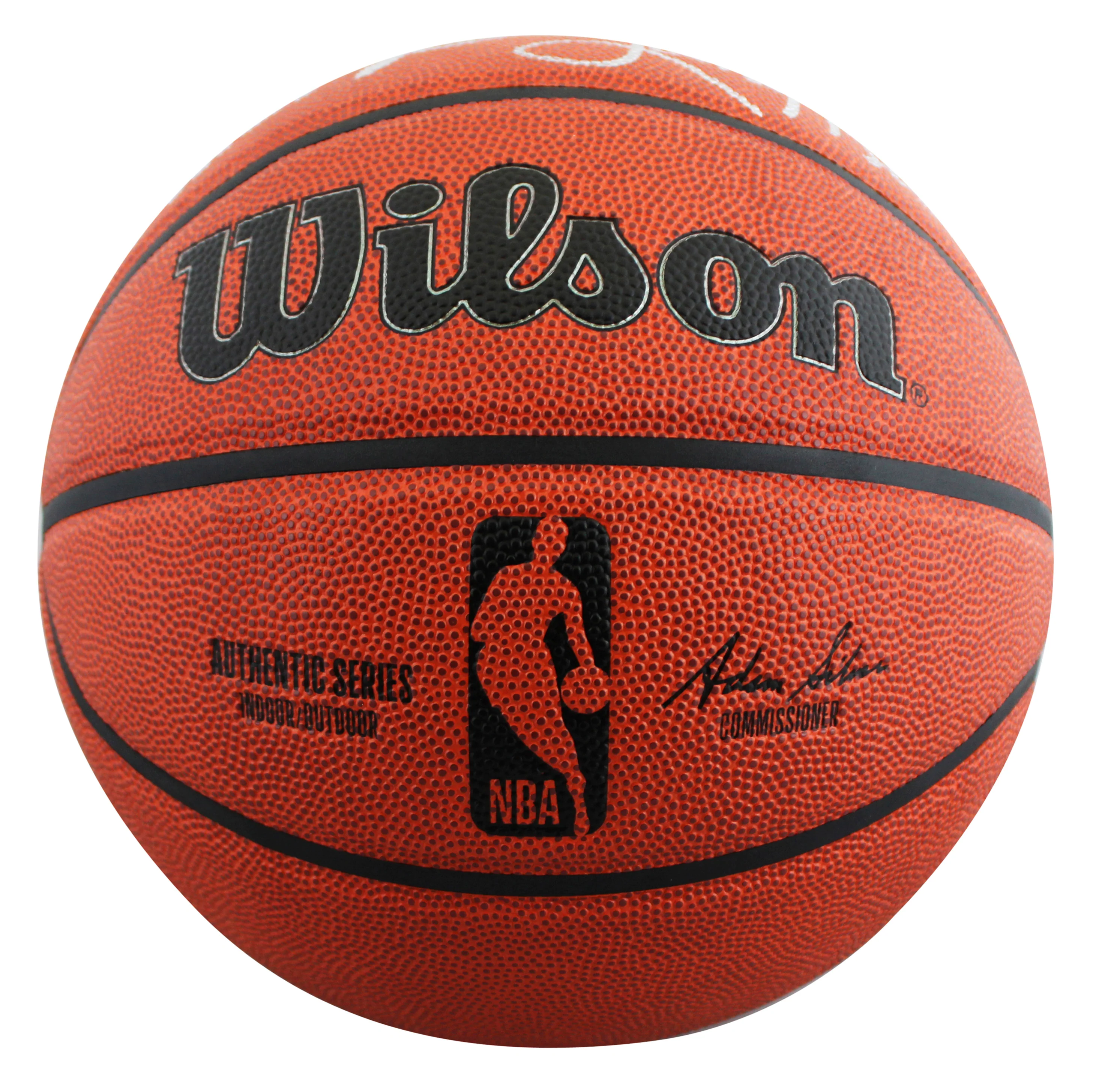 Magic Johnson, Larry Bird & Julius "Dr. J." Erving Signed Wilson Basketball BAS - Image 4