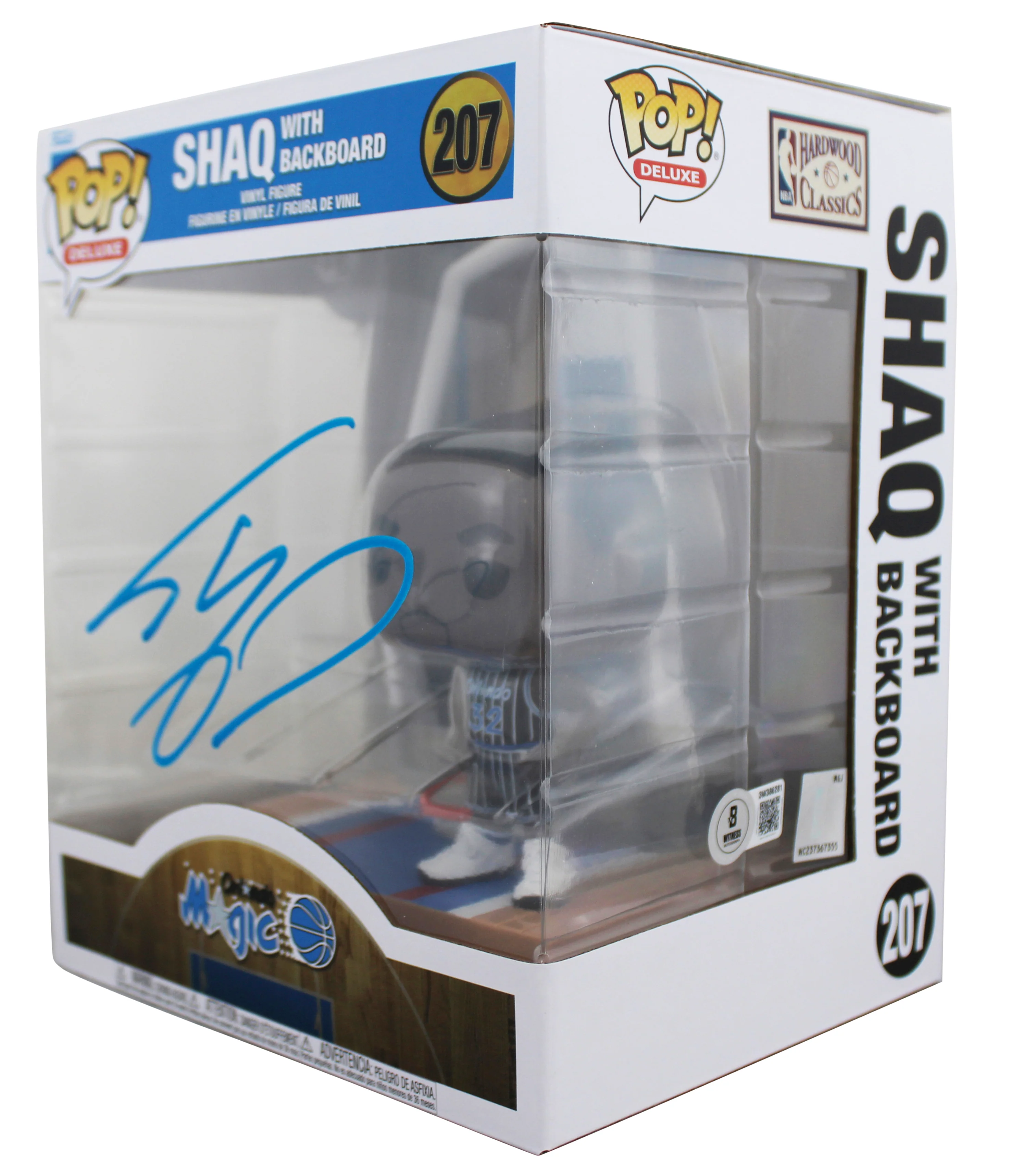 Magic Shaquille O'Neal Signed Shaq W/ Backboard #207 Funko Pop Figure BAS Wit - Image 3