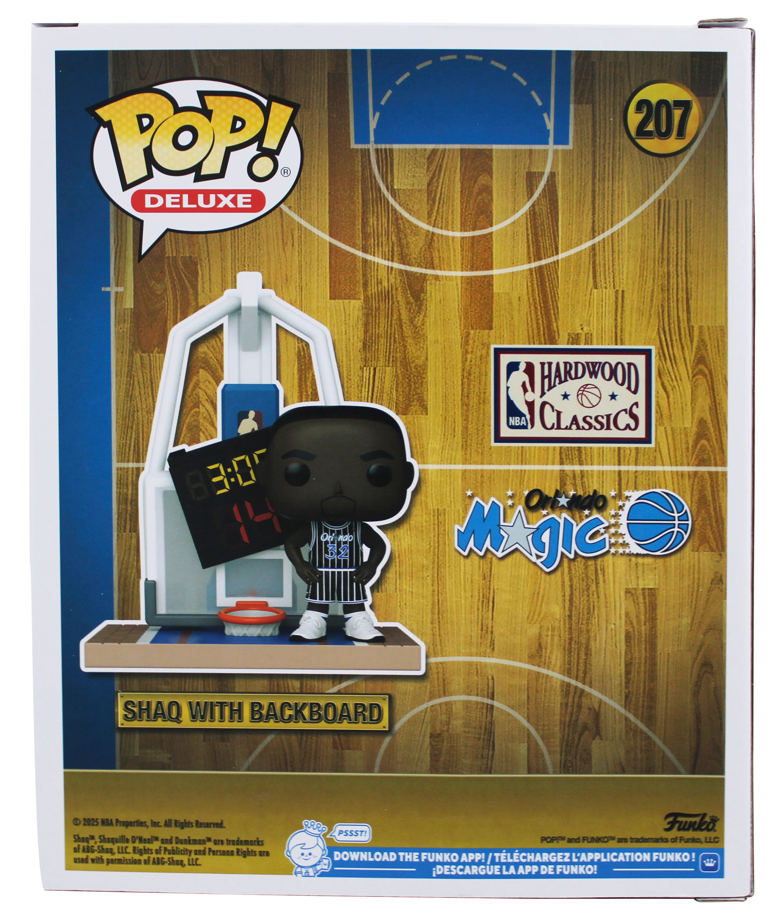 Magic Shaquille O'Neal Signed Shaq W/ Backboard #207 Funko Pop Figure BAS Wit - Image 7