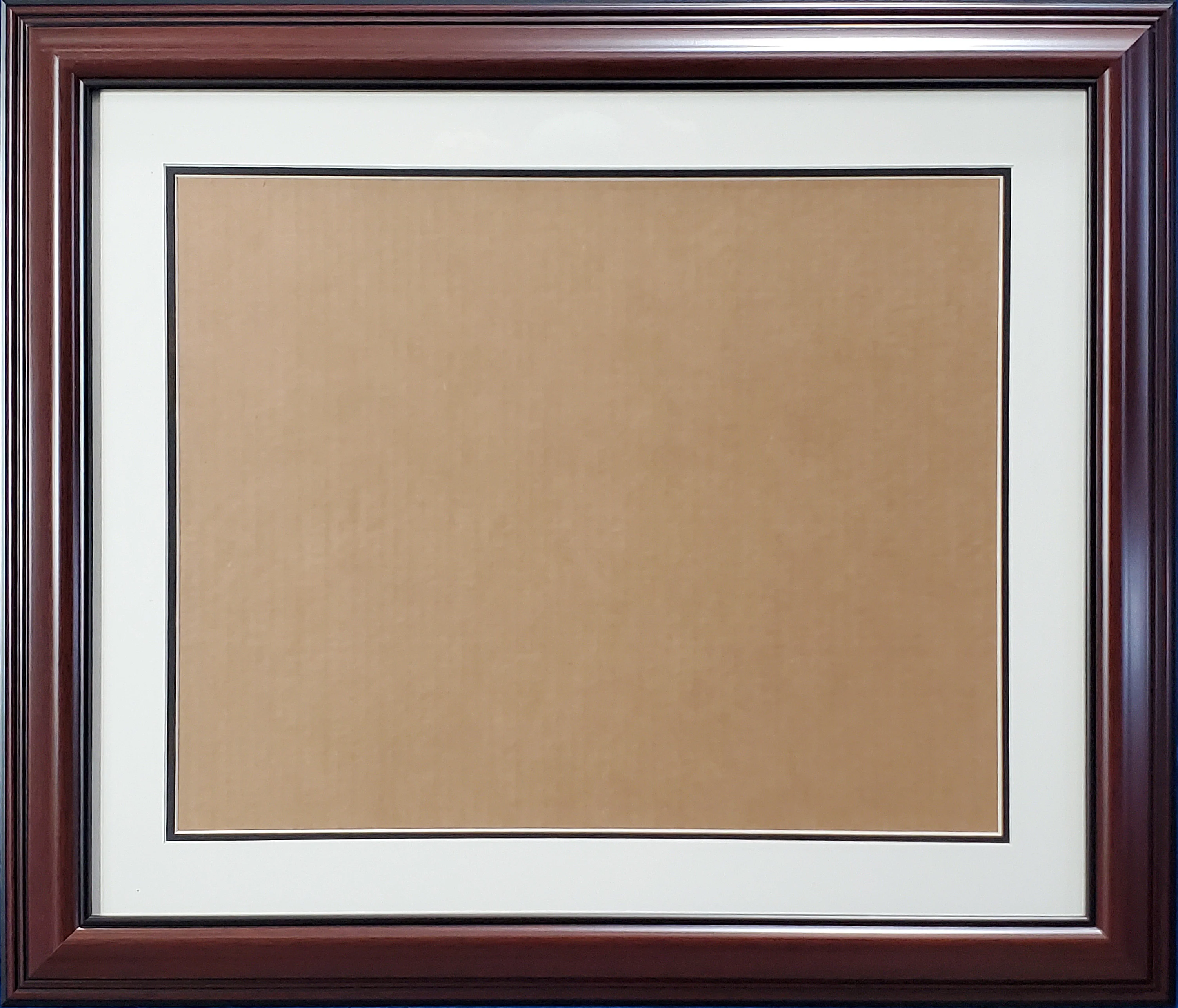 Mahogany Framed 16x20 Photo Framing Kit Stock #200321 - Image 2