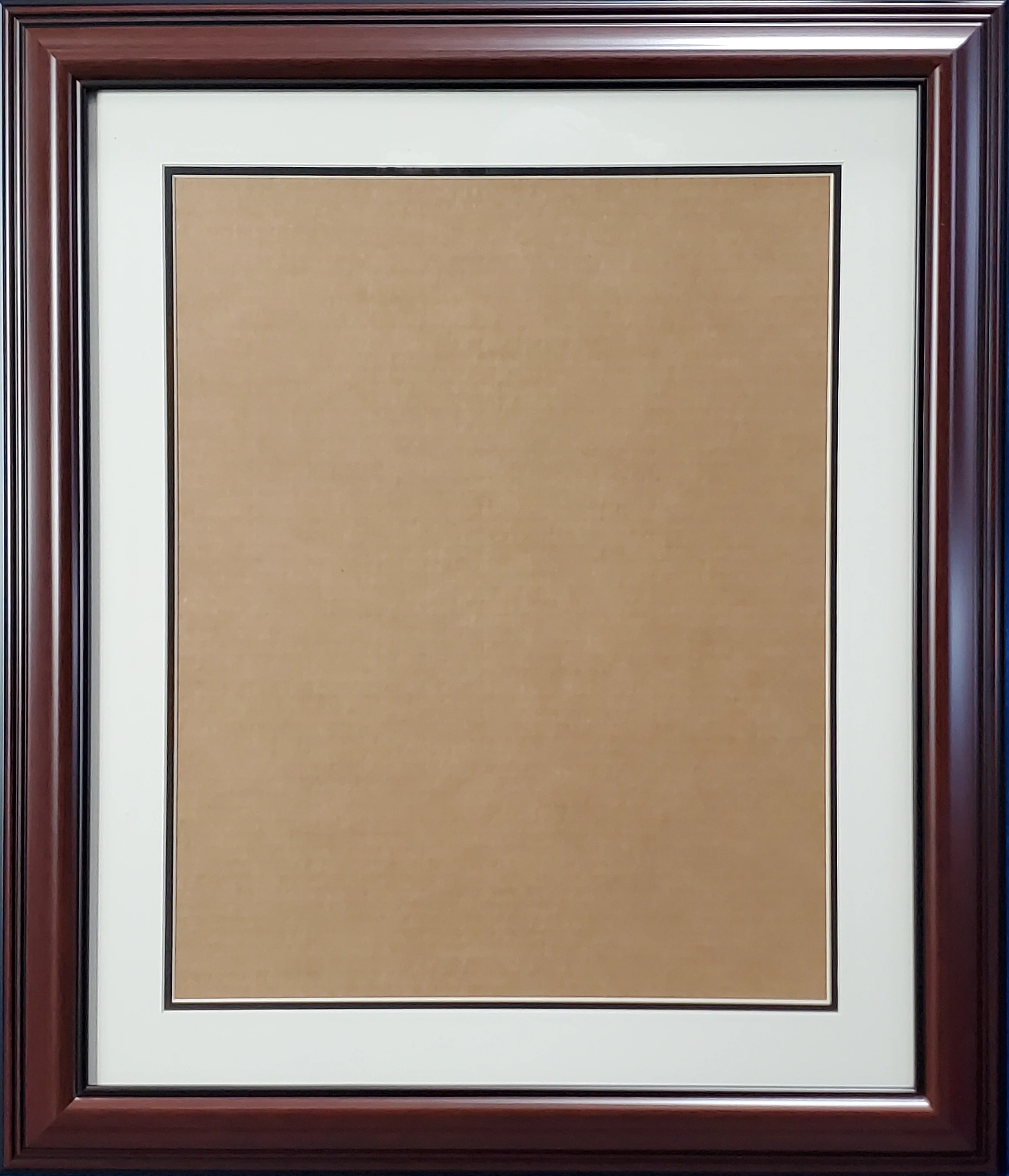 Mahogany Framed 16x20 Photo Framing Kit Stock #200321 - Image 3