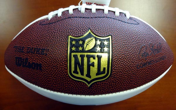 Malcolm Smith Autographed White Super Bowl Logo Football Seattle Seahawks MCS Holo Stock #72382 - Image 5